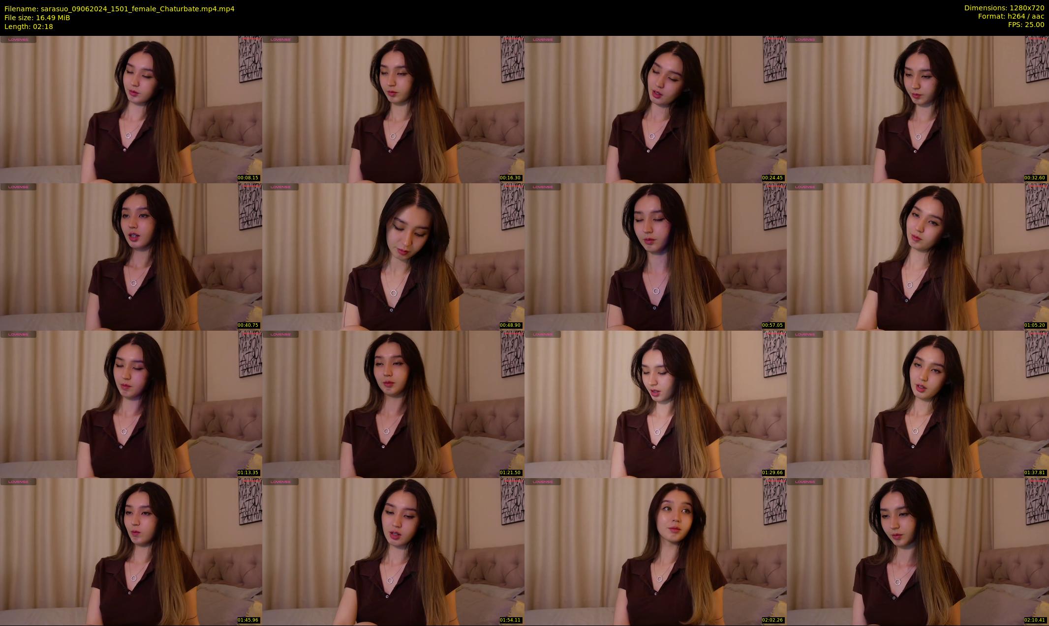 sarasuo — 3 minute Chaturbate female cam show recording, 720p, Jun 9, 2024