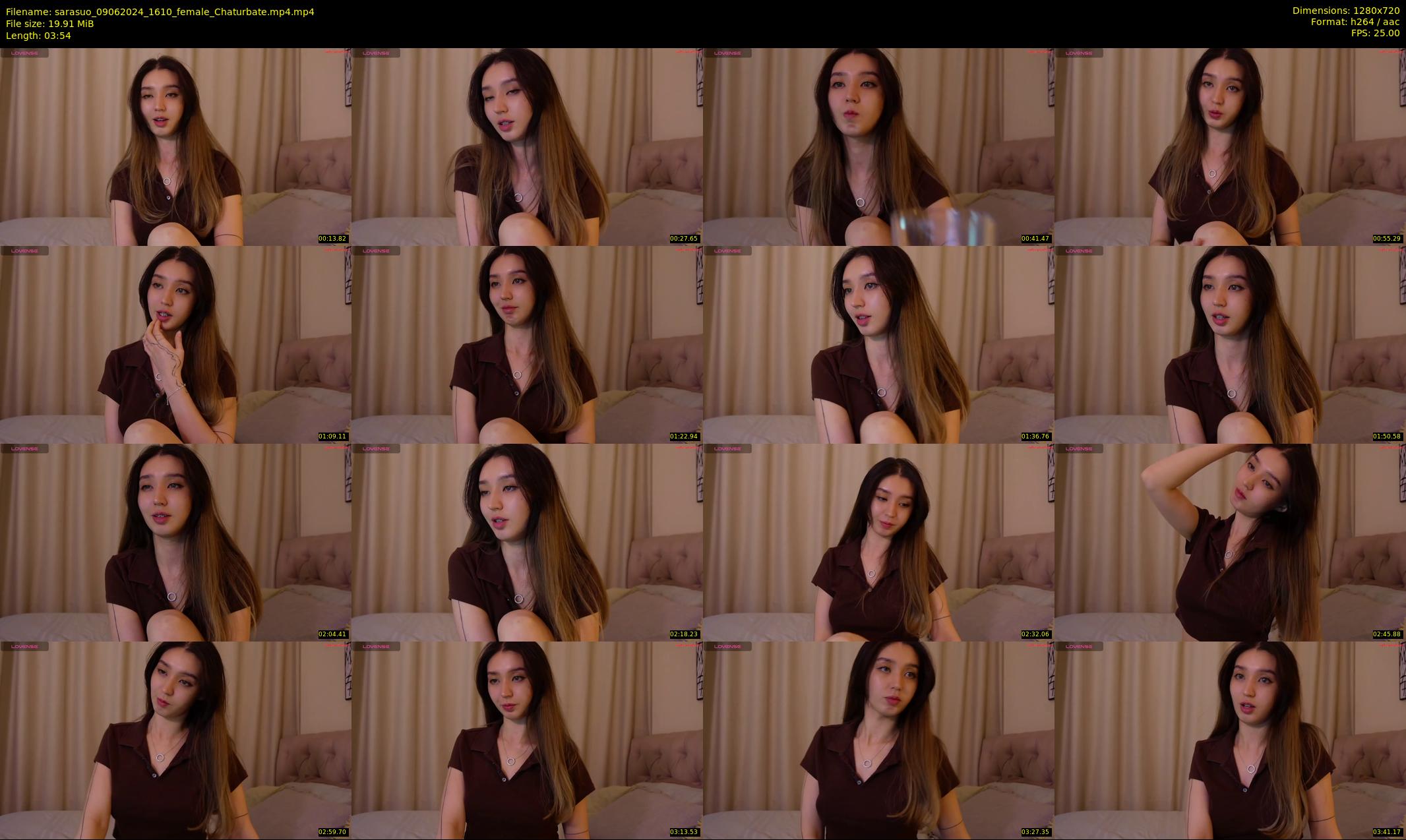 sarasuo — 4 minute Chaturbate female cam show recording, 720p, Jun 9, 2024