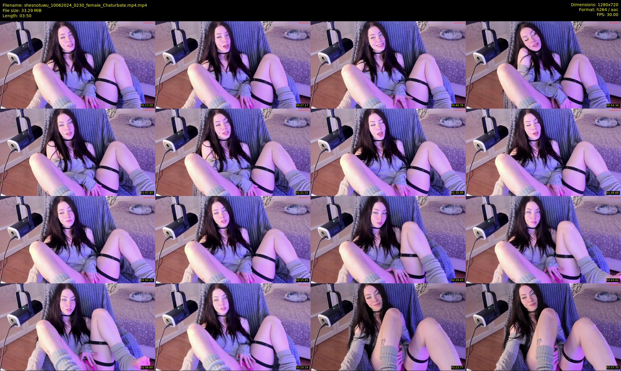 shesnotuwu — 4 minute Chaturbate female cam show recording, 720p, Jun 10, 2024