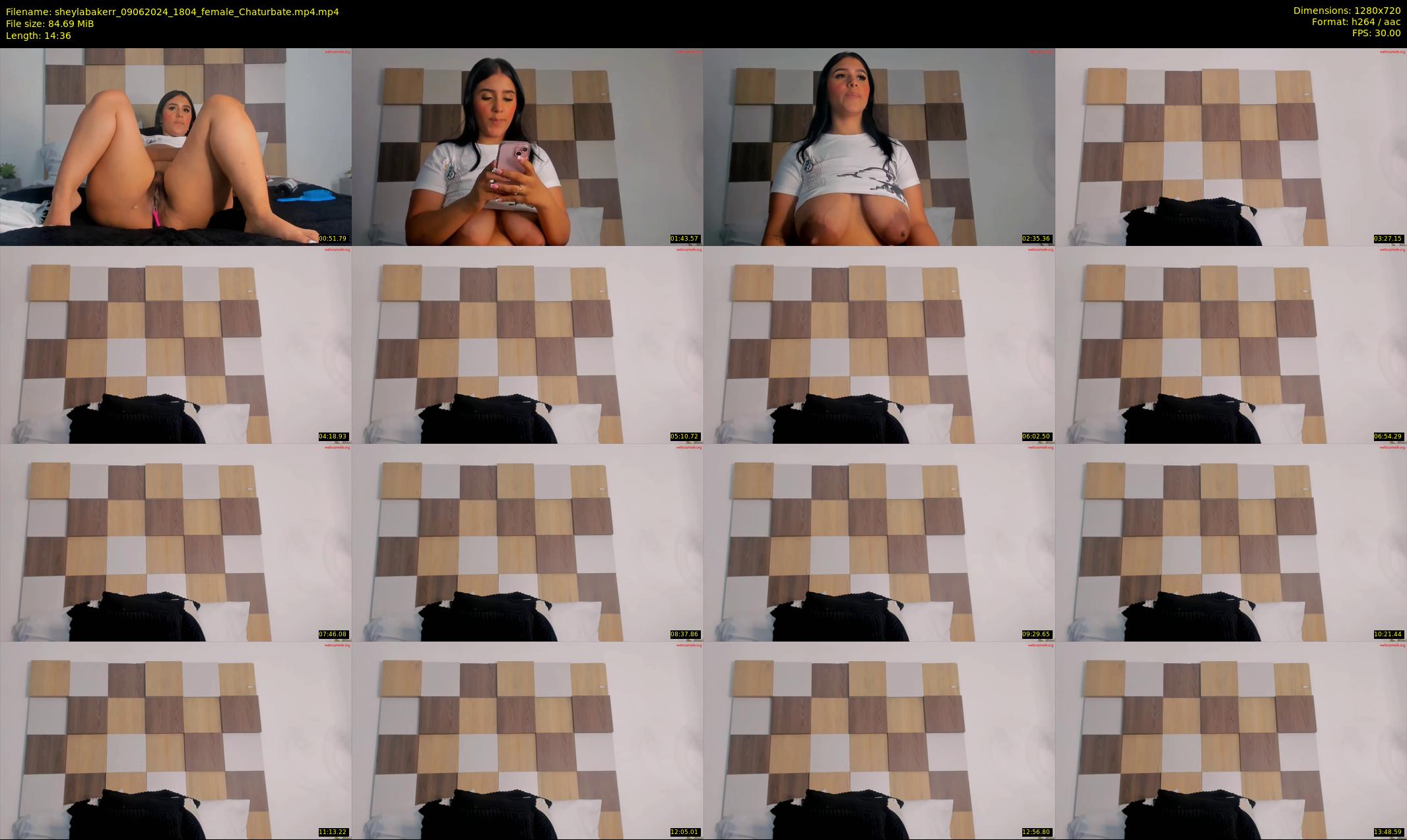 sheylabakerr — 15 minute Chaturbate female cam show recording, 720p, Jun 9, 2024