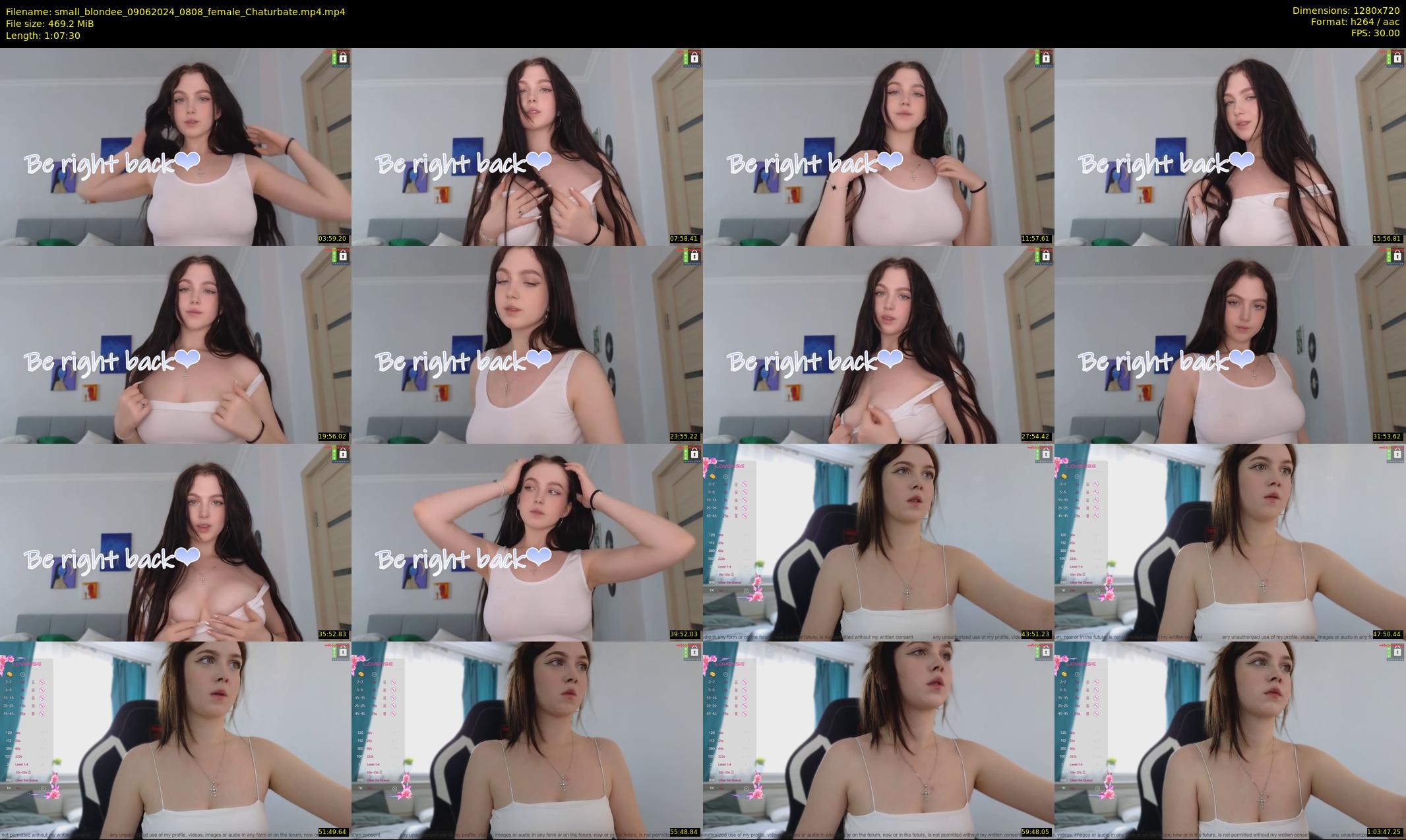 small_blondee — 68 minute Chaturbate female cam show recording, 720p, Jun 9, 2024