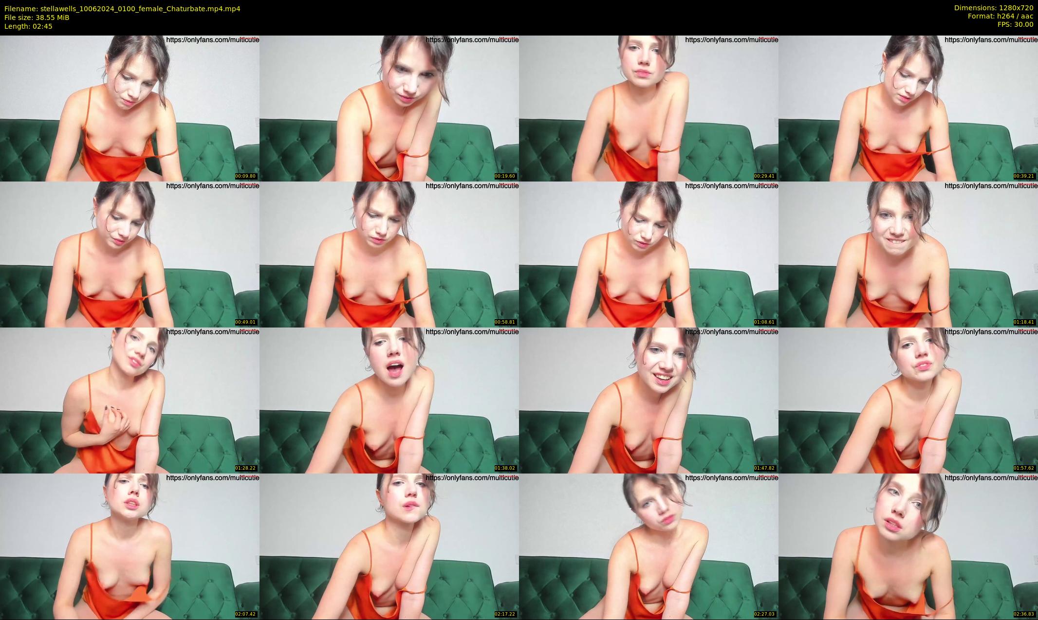 stellawells — 3 minute Chaturbate female cam show recording, 720p, Jun 10, 2024
