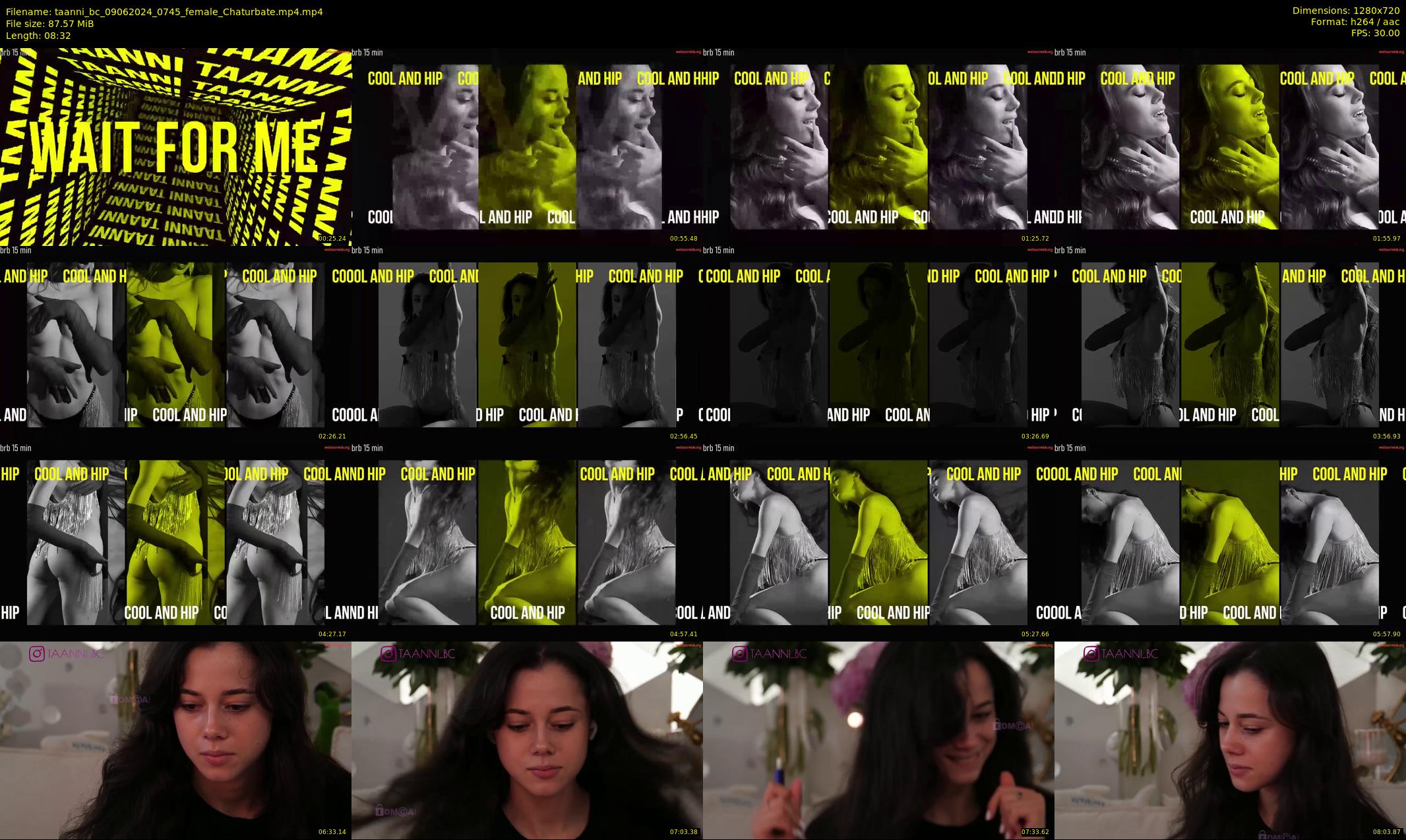 taanni_bc — 9 minute Chaturbate female cam show recording, 720p, Jun 9, 2024