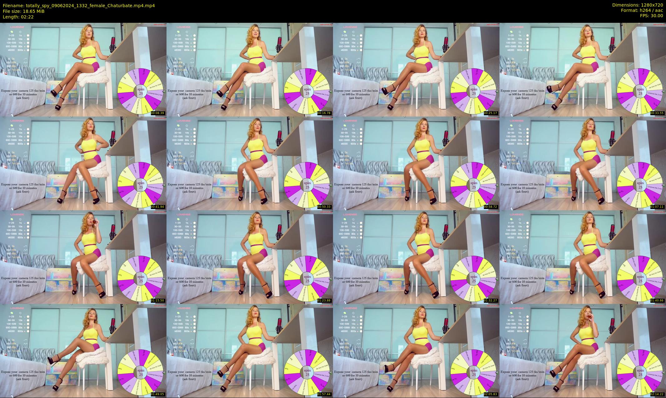 totally_spy — 3 minute Chaturbate female cam show recording, 720p, Jun 9, 2024