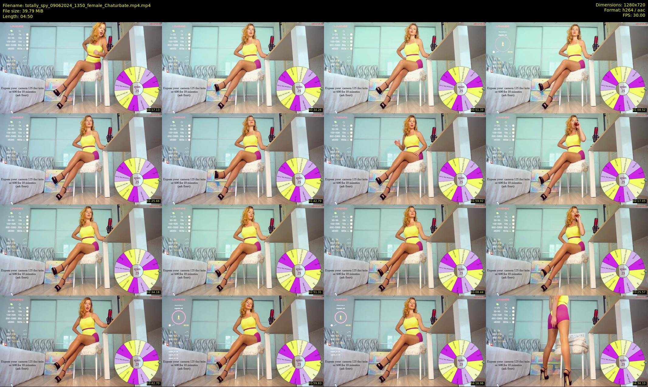totally_spy — 5 minute Chaturbate female cam show recording, 720p, Jun 9, 2024