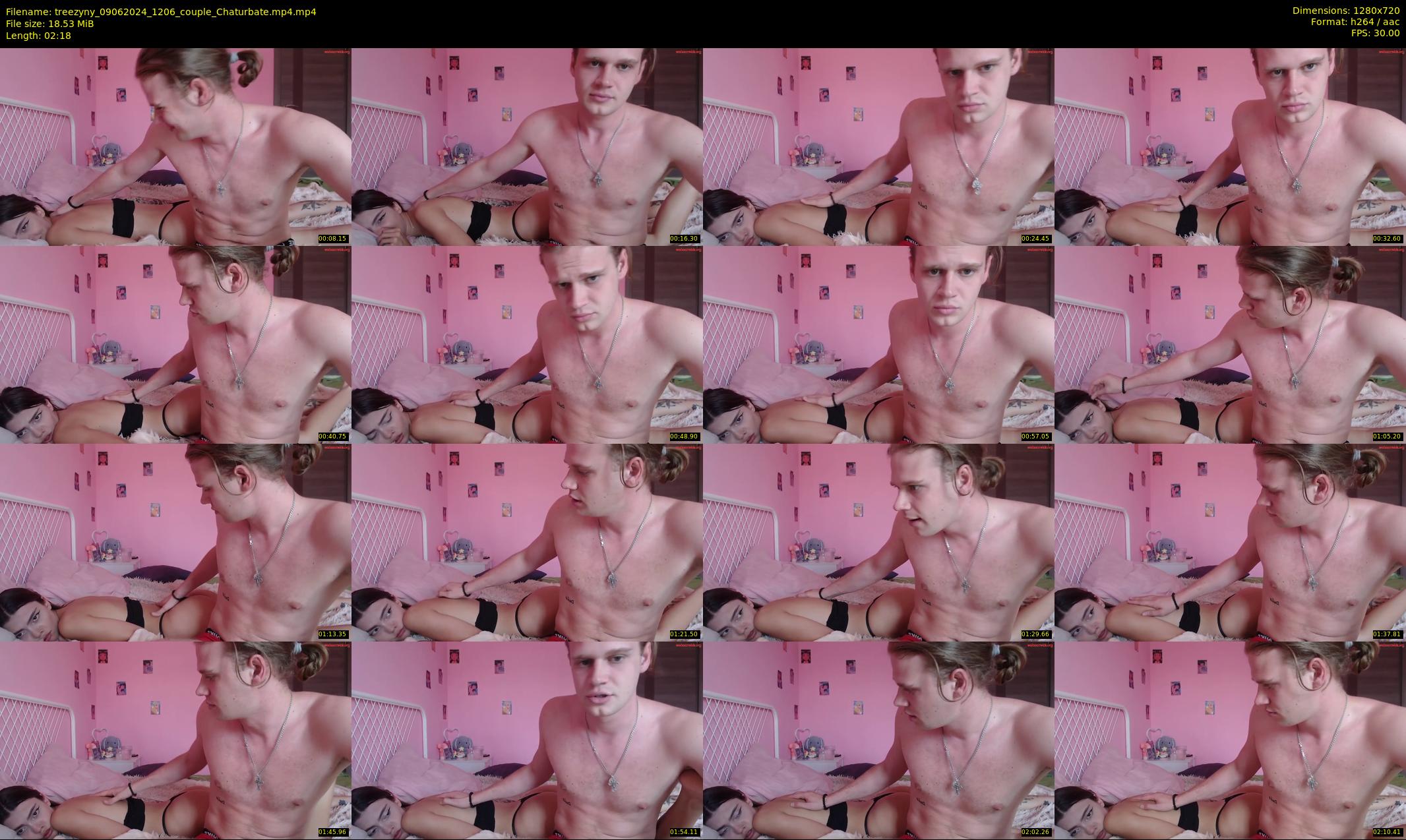 treezyny — 3 minute Chaturbate couple cam show recording, 720p, Jun 9, 2024