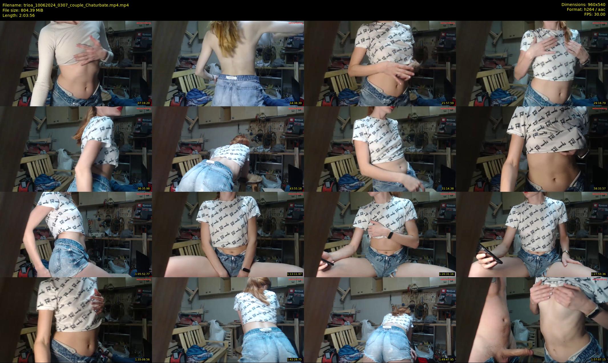 trioa — 124 minute Chaturbate couple cam show recording, 480p, Jun 10, 2024