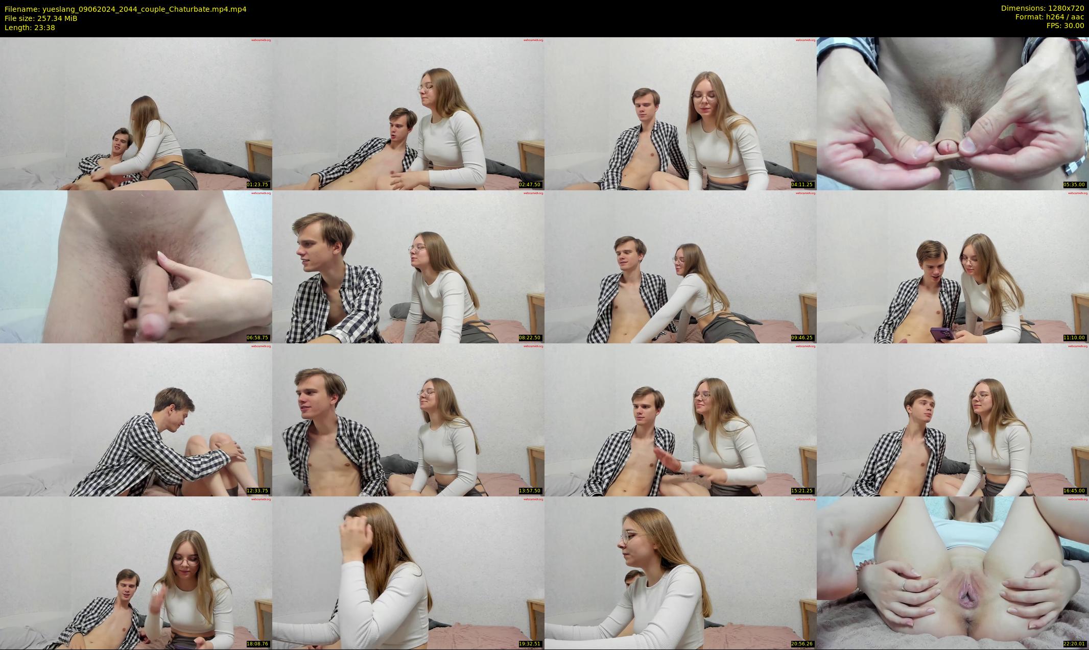 yueslang — 24 minute Chaturbate couple cam show recording, 720p, Jun 9, 2024