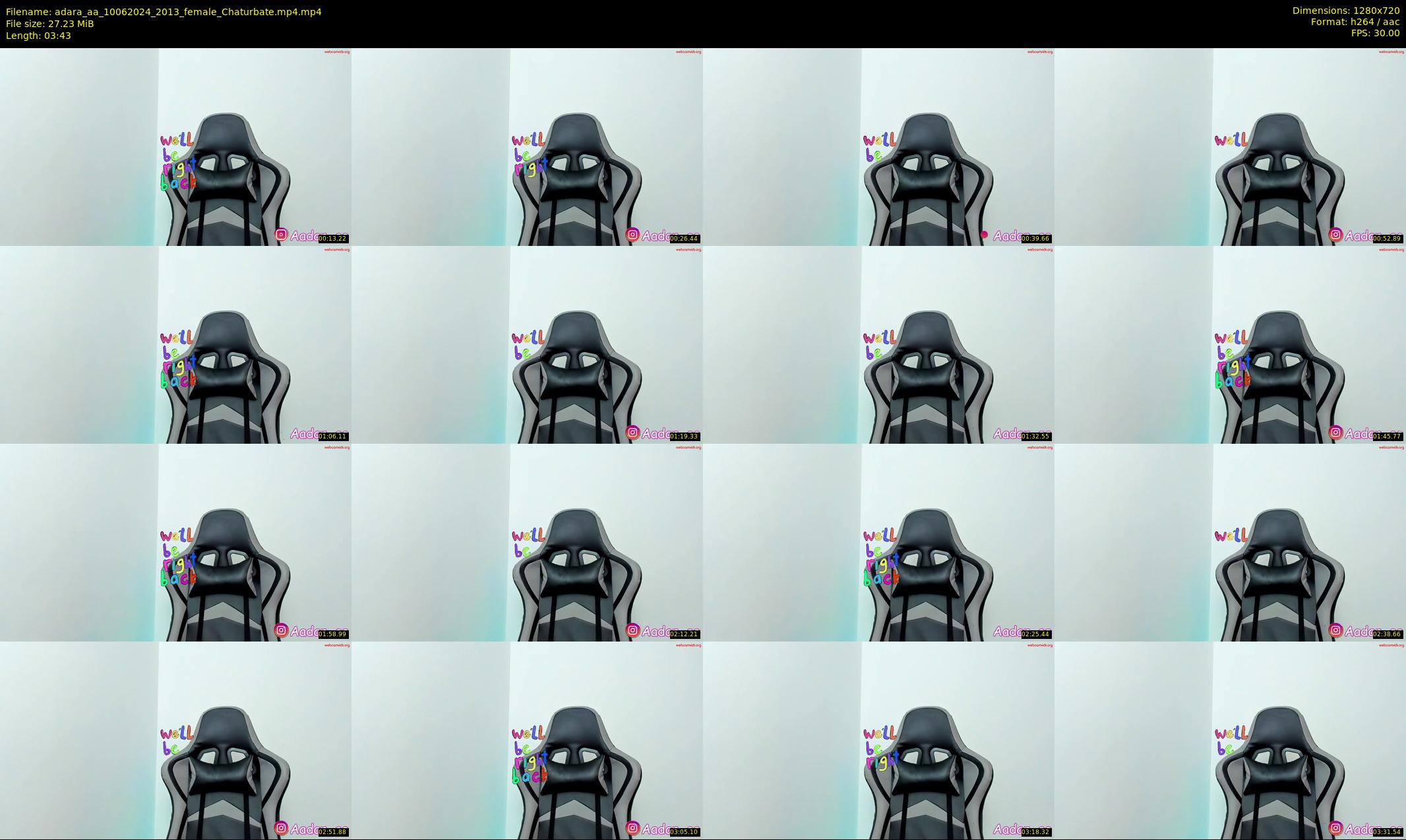 adara_aa — 4 minute Chaturbate female cam show recording, 720p, Jun 10, 2024