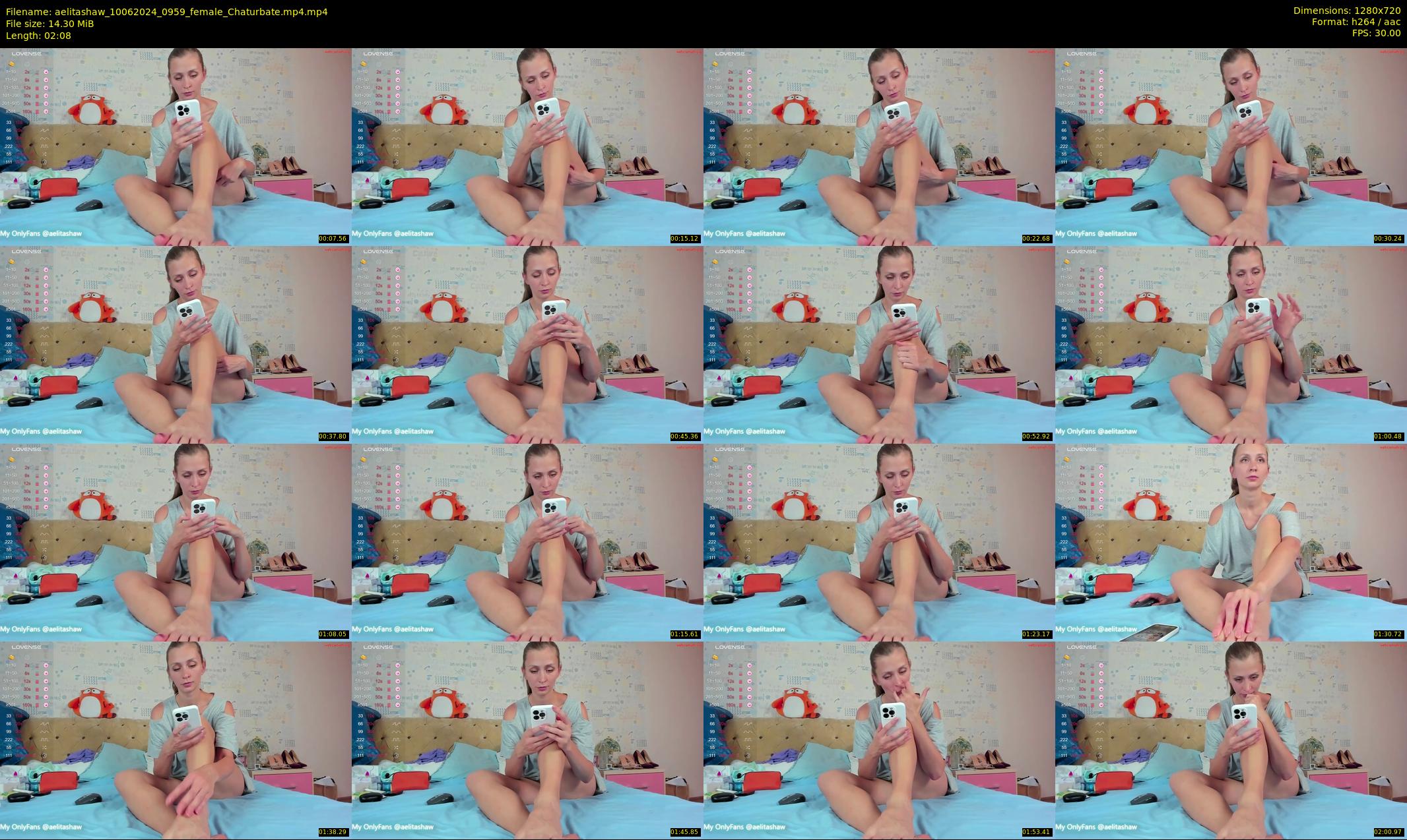 aelitashaw — 3 minute Chaturbate female cam show recording, 720p, Jun 10, 2024