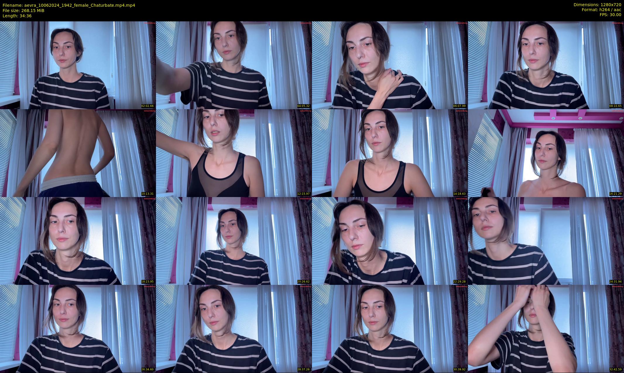 aevra — 35 minute Chaturbate female cam show recording, 720p, Jun 10, 2024