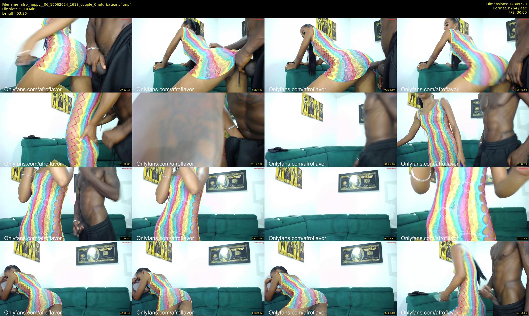 afro_happy__06 — 4 minute Chaturbate couple cam show recording, 720p, Jun 10, 2024