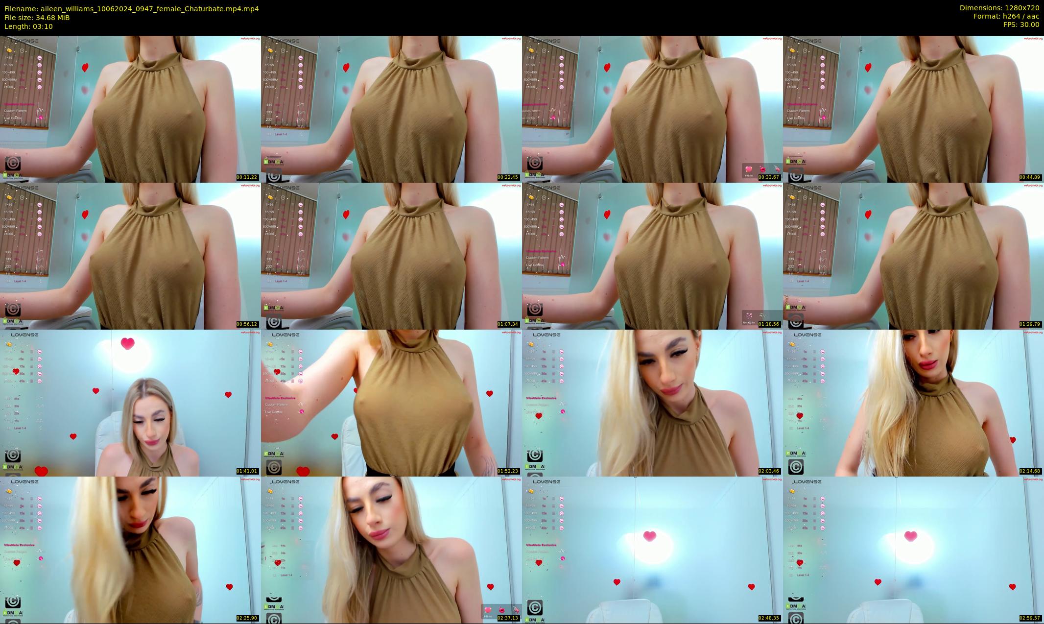 aileen_williams — 4 minute Chaturbate female cam show recording, 720p, Jun 10, 2024