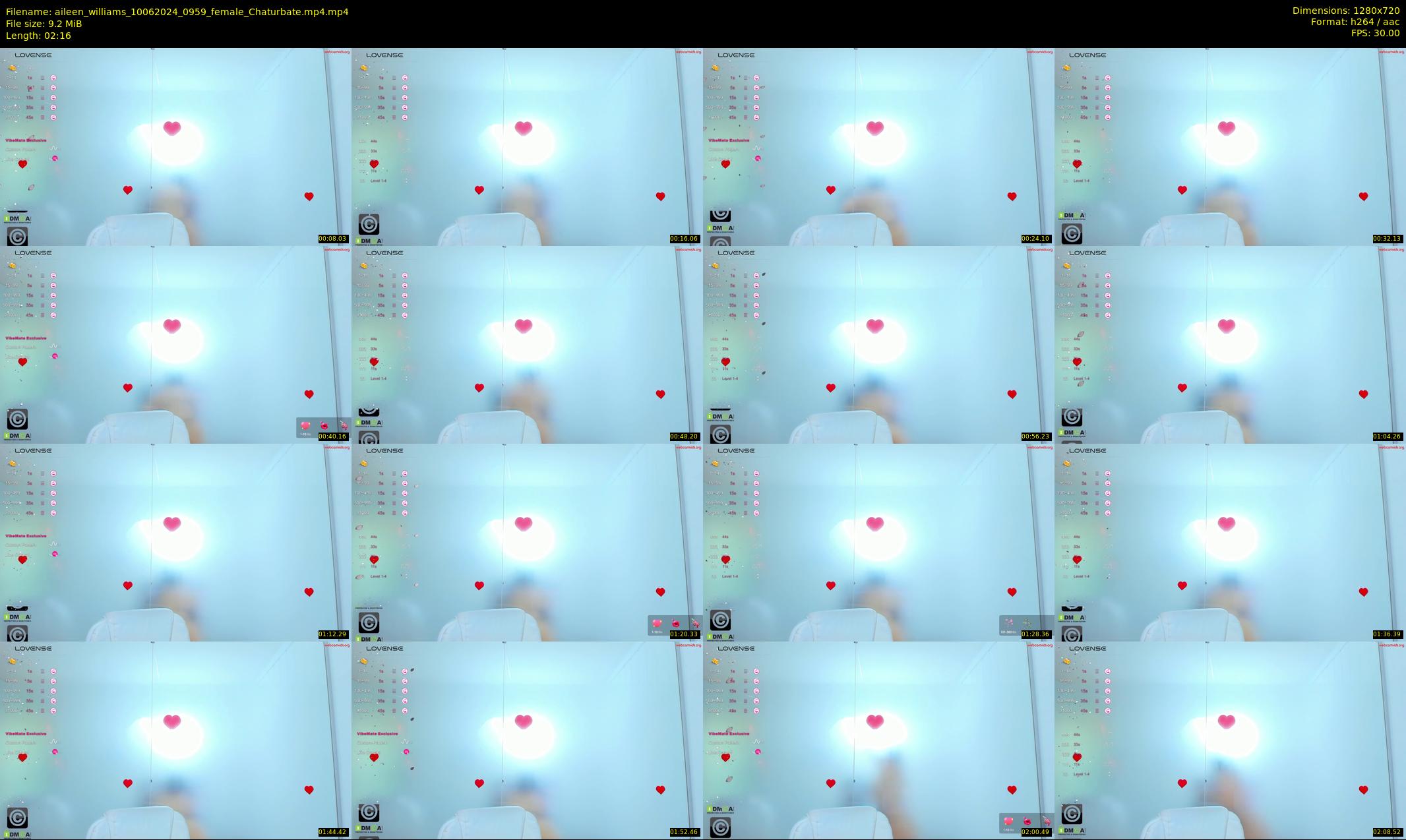 aileen_williams — 3 minute Chaturbate female cam show recording, 720p, Jun 10, 2024