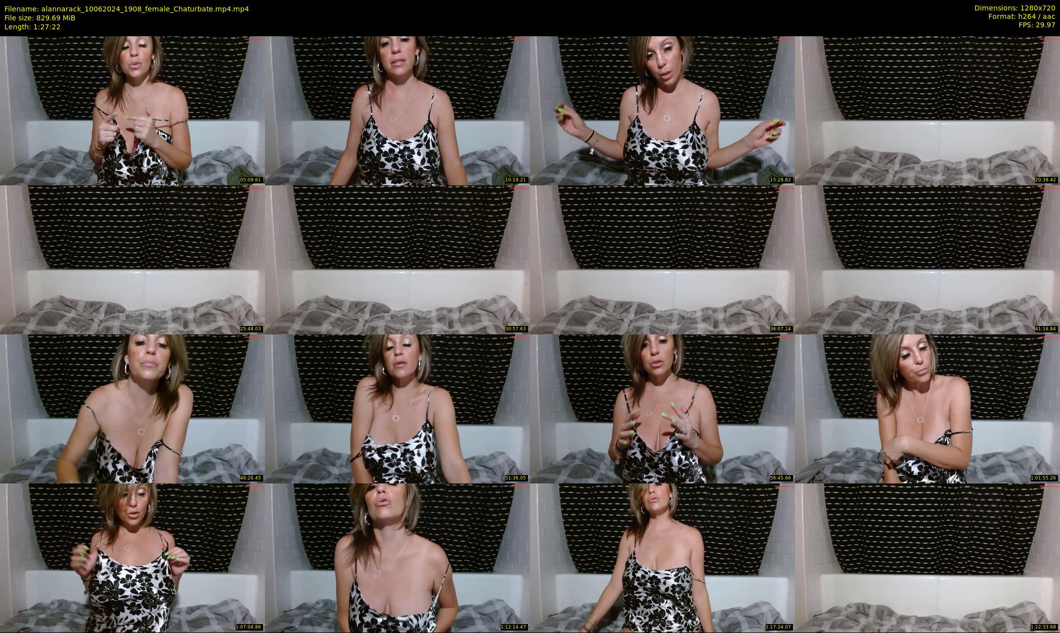 alannarack — 88 minute Chaturbate female cam show recording, 720p, Jun 10, 2024