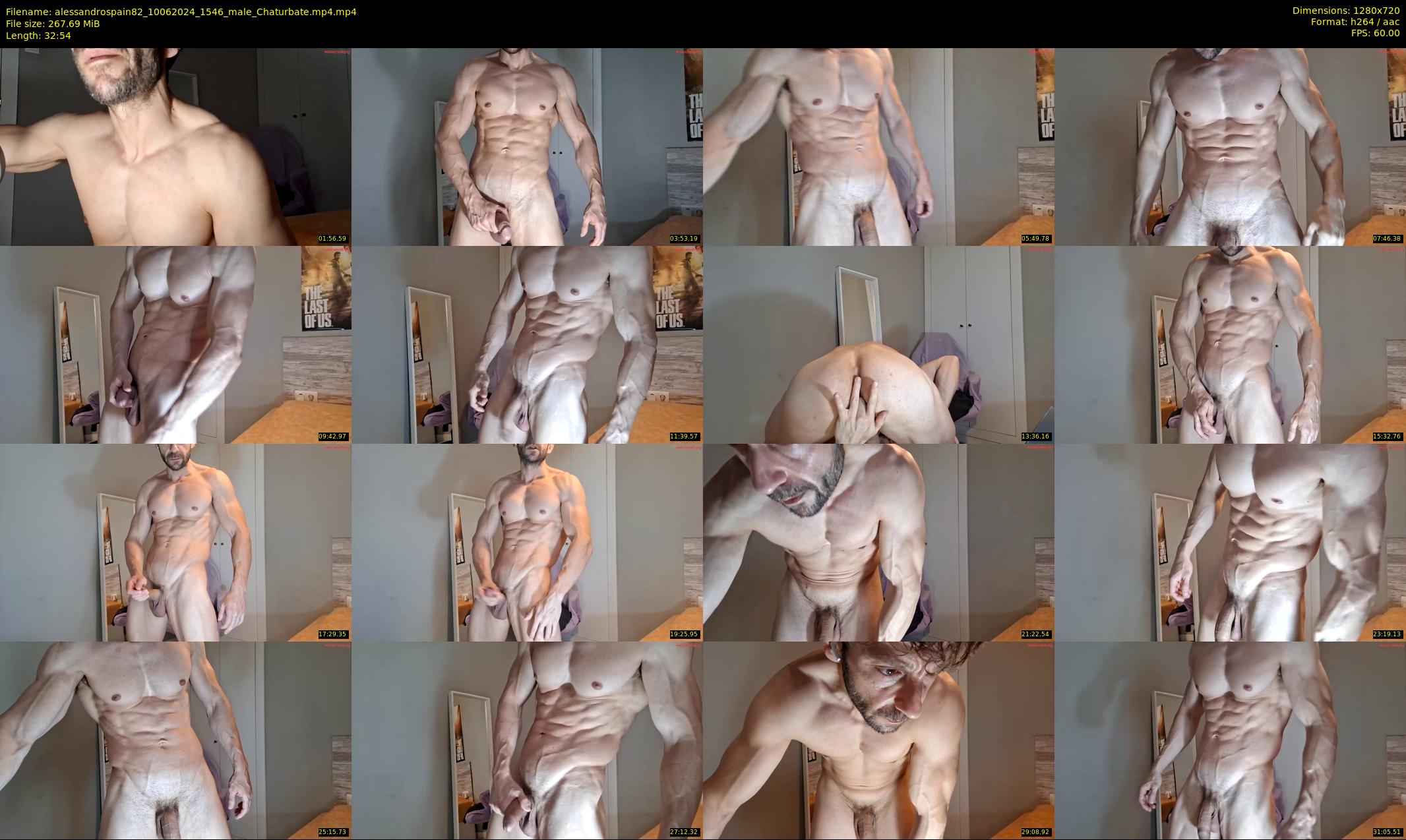 alessandrospain82 — 33 minute Chaturbate male cam show recording, 720p, Jun 10, 2024