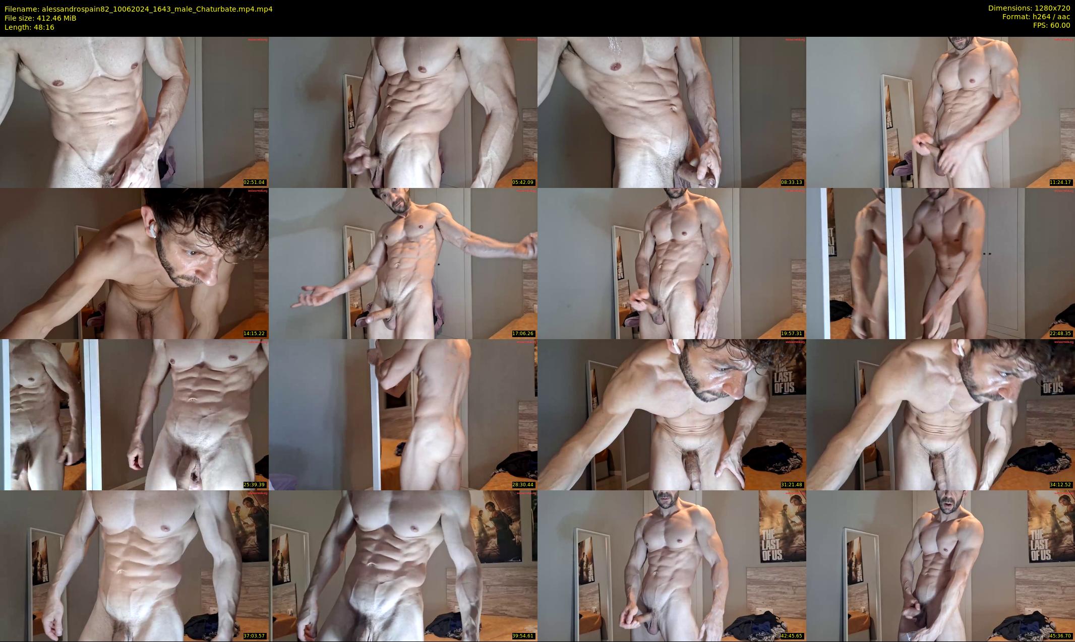 alessandrospain82 — 49 minute Chaturbate male cam show recording, 720p, Jun 10, 2024