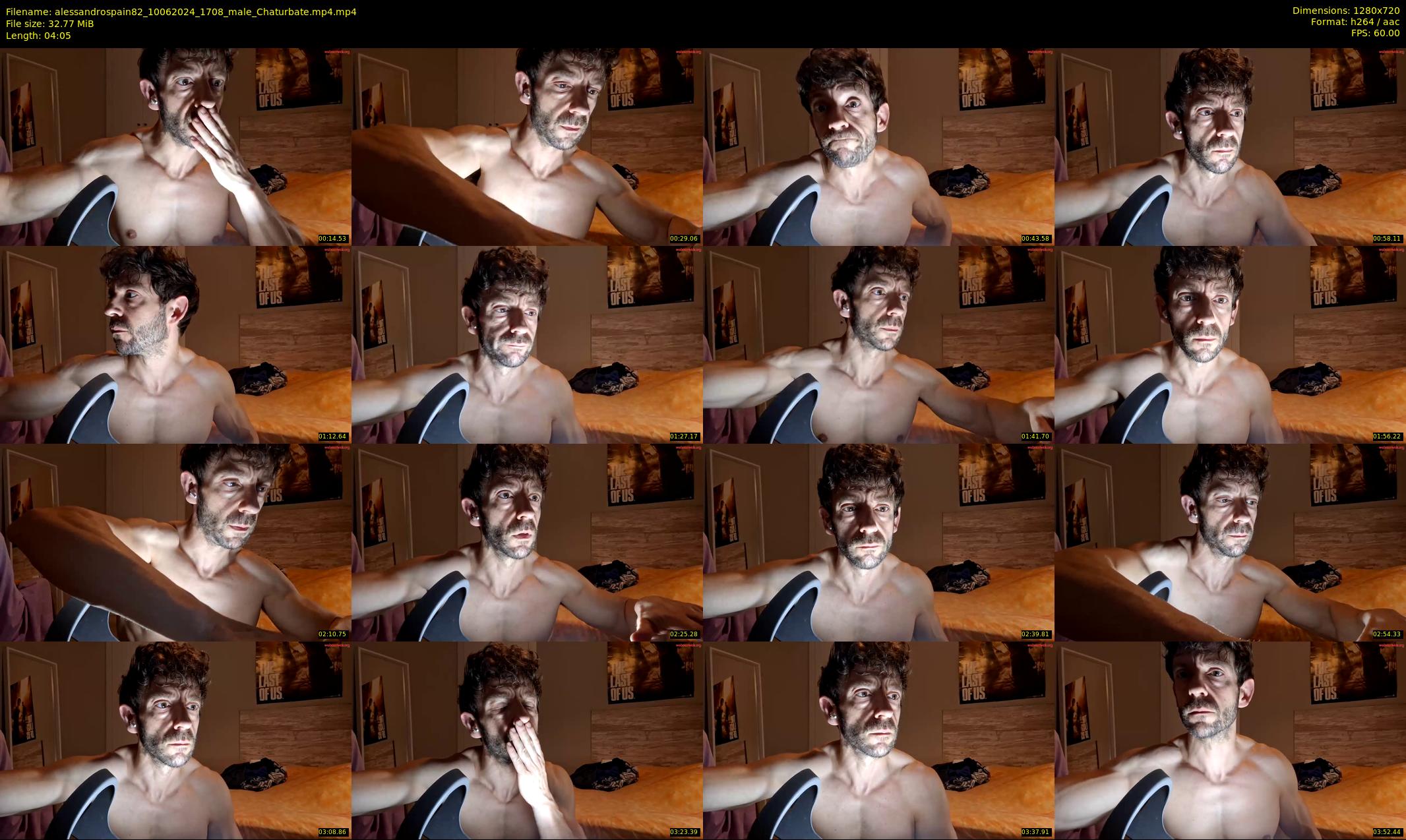 alessandrospain82 — 5 minute Chaturbate male cam show recording, 720p, Jun 10, 2024