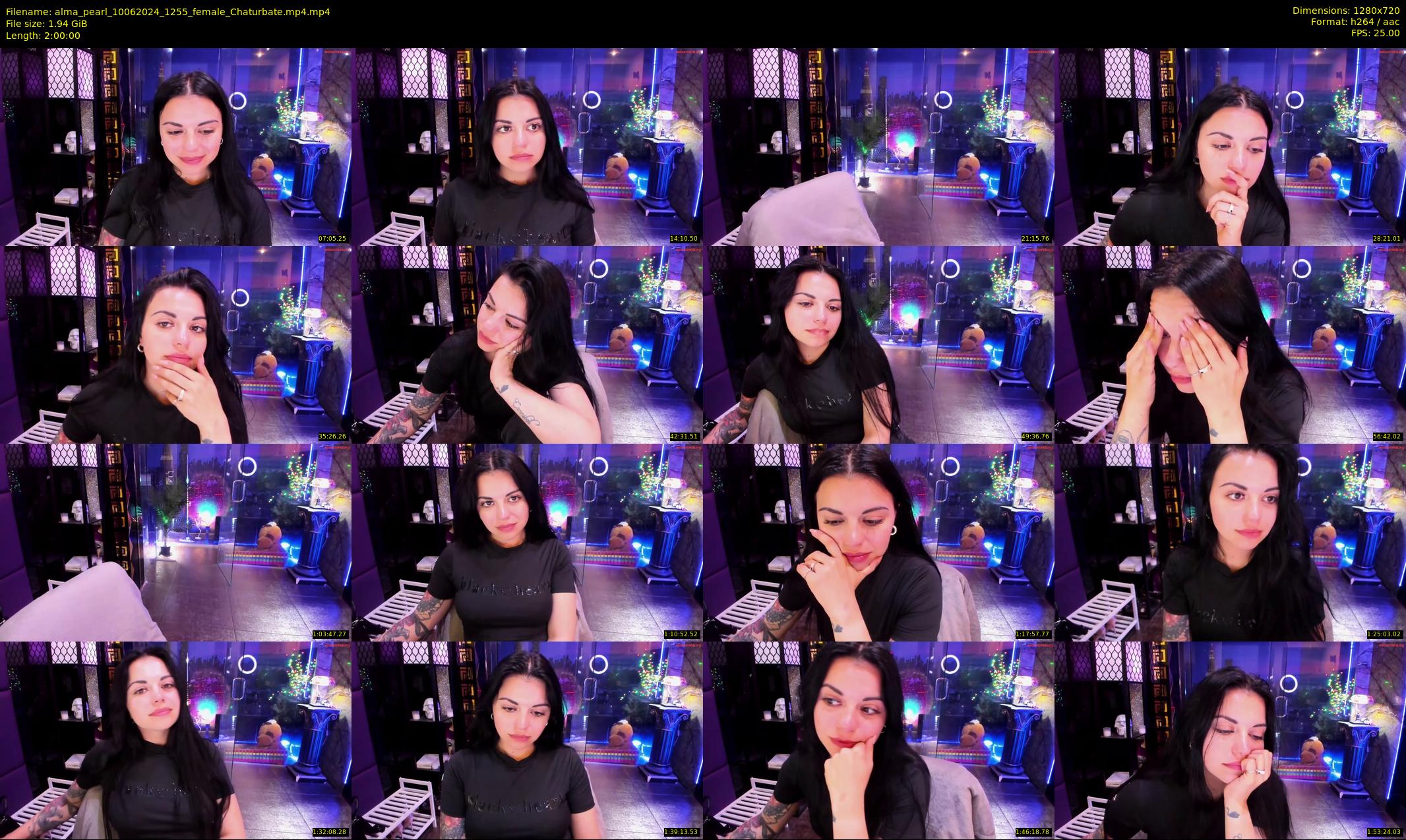 alma_pearl — 120 minute Chaturbate female cam show recording, 720p, Jun 10, 2024