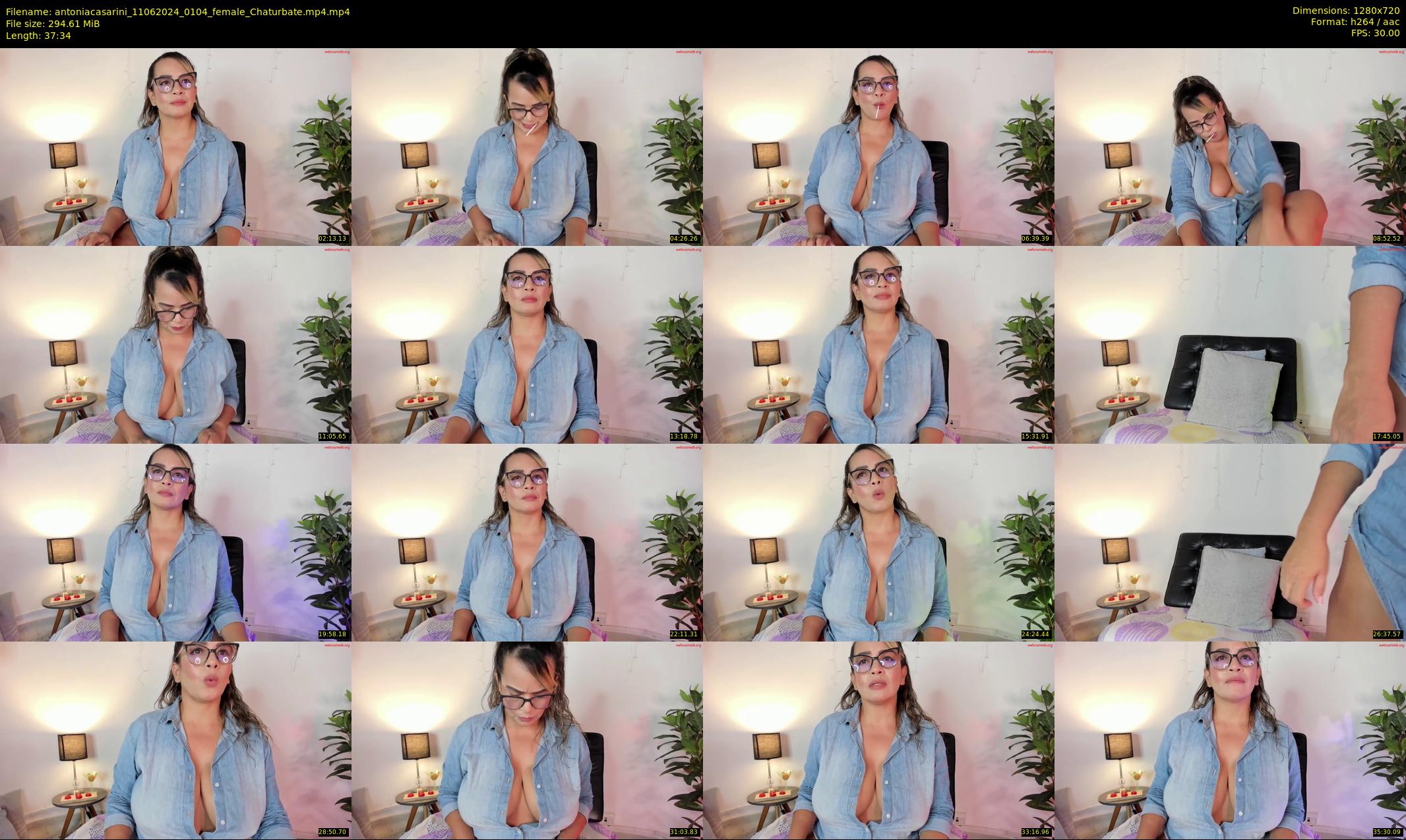 antoniacasarini — 38 minute Chaturbate female cam show recording, 720p, Jun 11, 2024