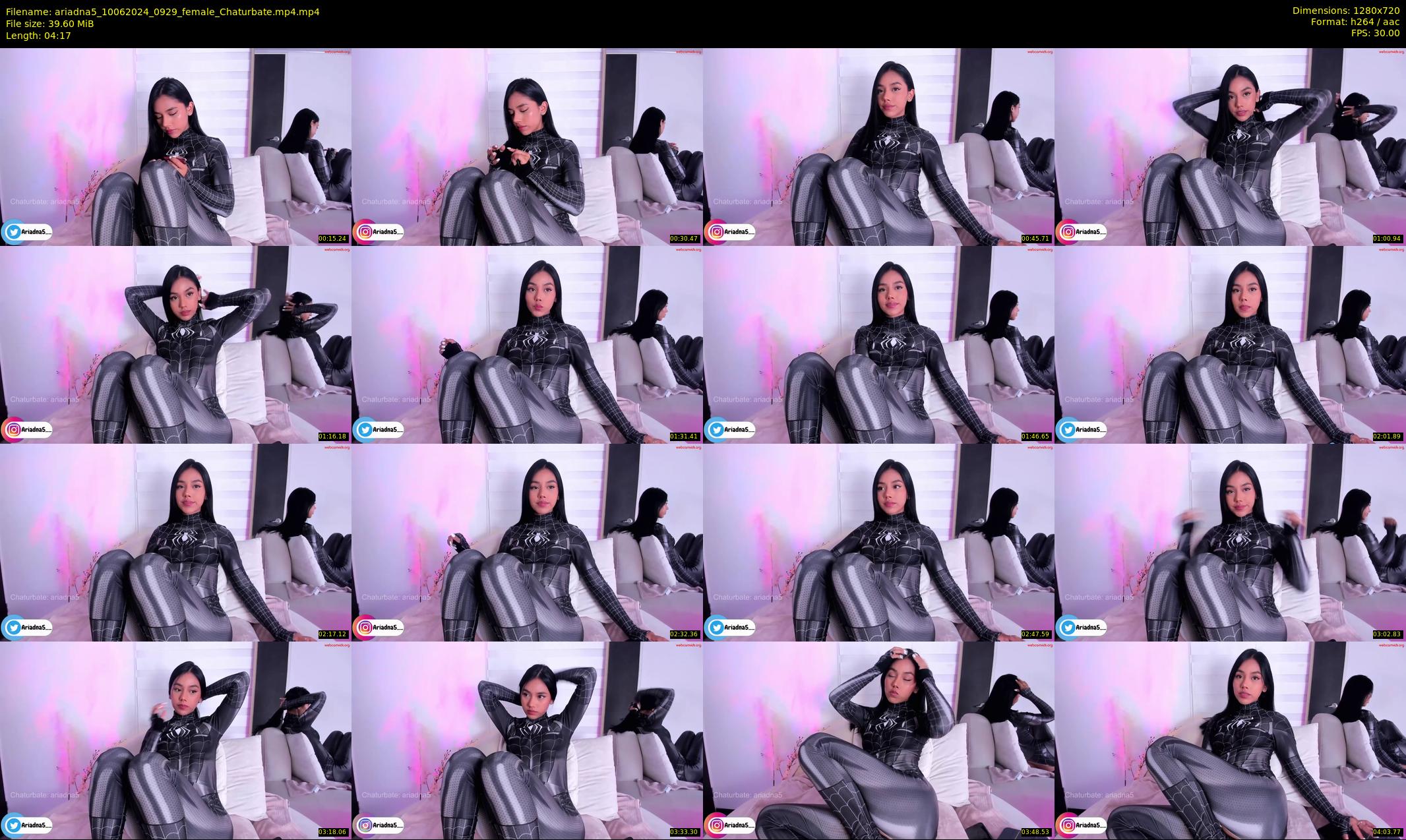 ariadna5 — 5 minute Chaturbate female cam show recording, 720p, Jun 10, 2024