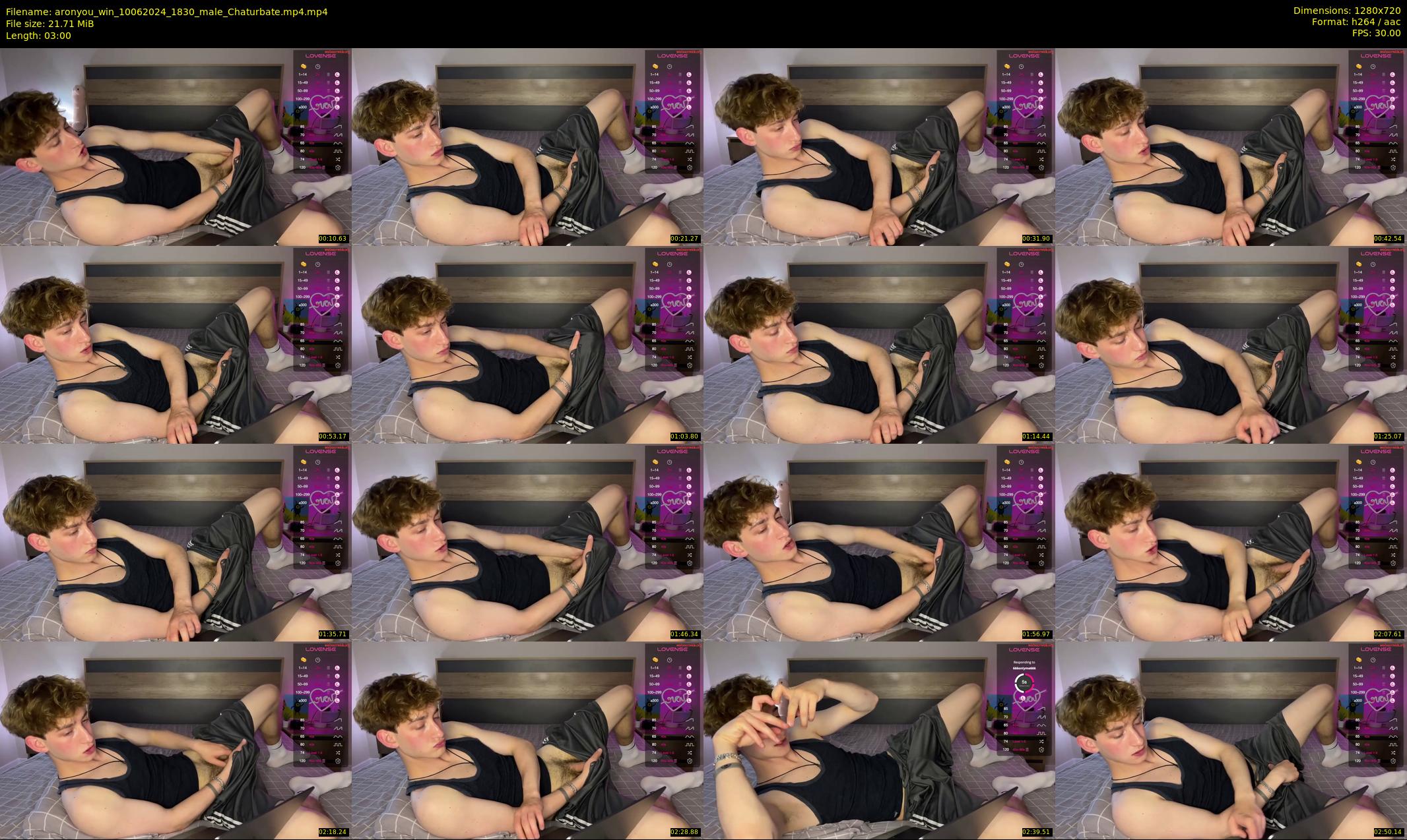 aronyou_win — 3 minute Chaturbate male cam show recording, 720p, Jun 10, 2024