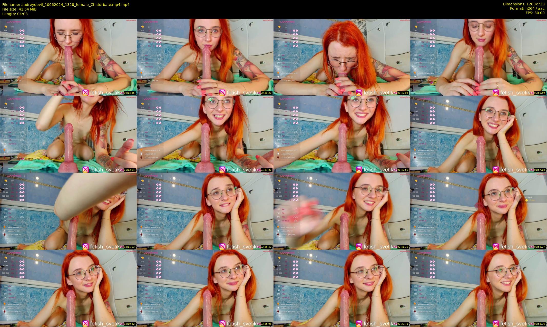audreydevil — 5 minute Chaturbate female cam show recording, 720p, Jun 10, 2024