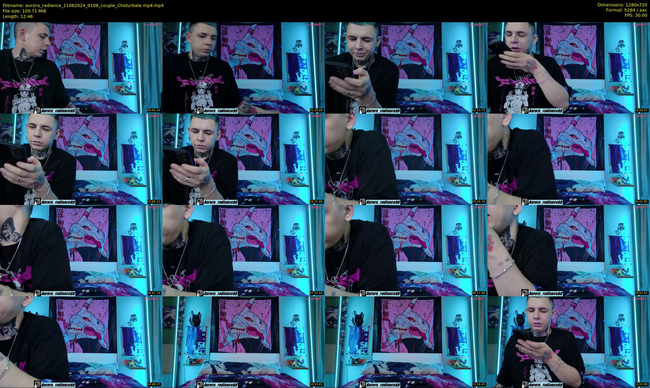 aurora_radiance — 13 minute Chaturbate couple cam show recording, 720p, Jun 11, 2024