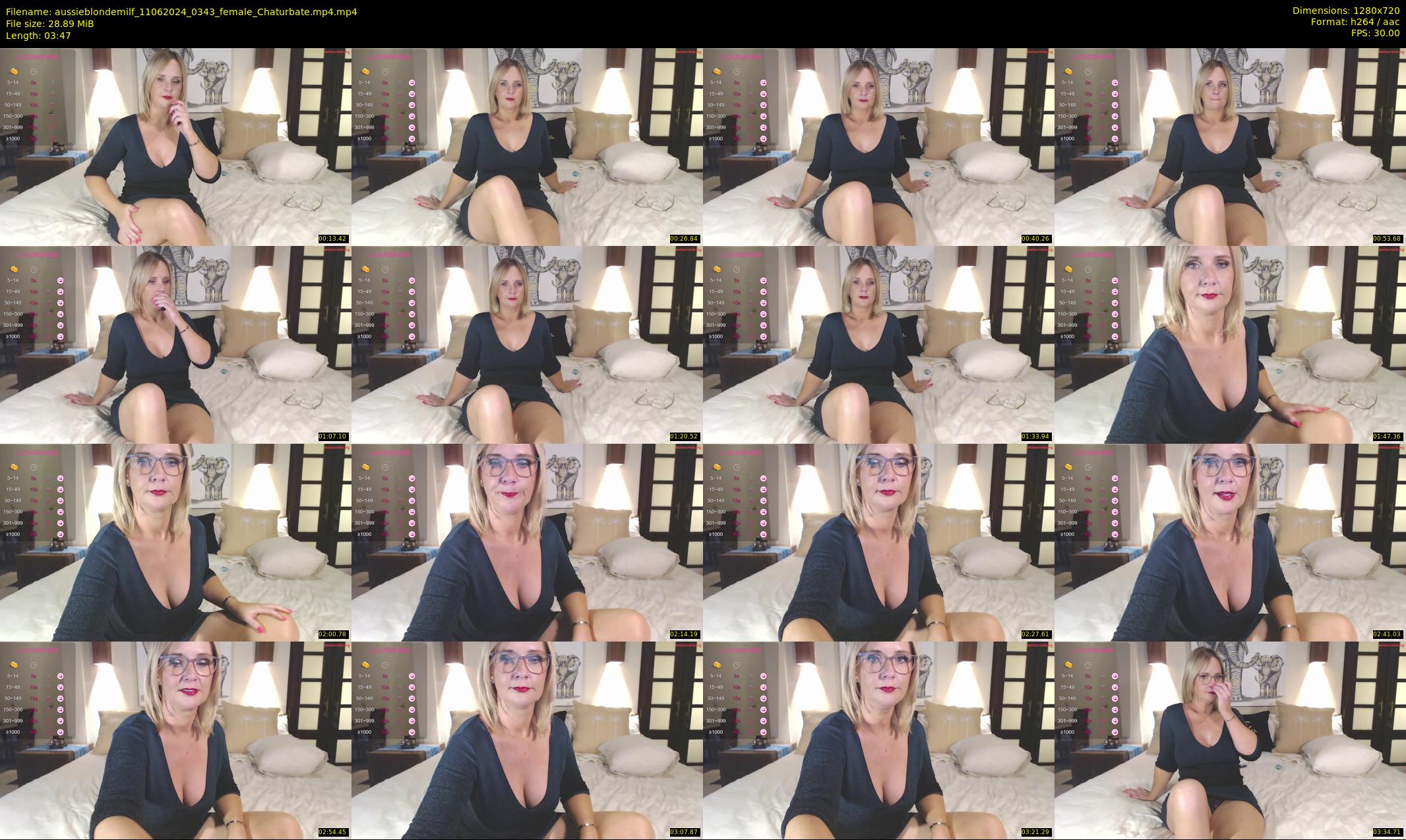aussieblondemilf — 4 minute Chaturbate female cam show recording, 720p, Jun 11, 2024