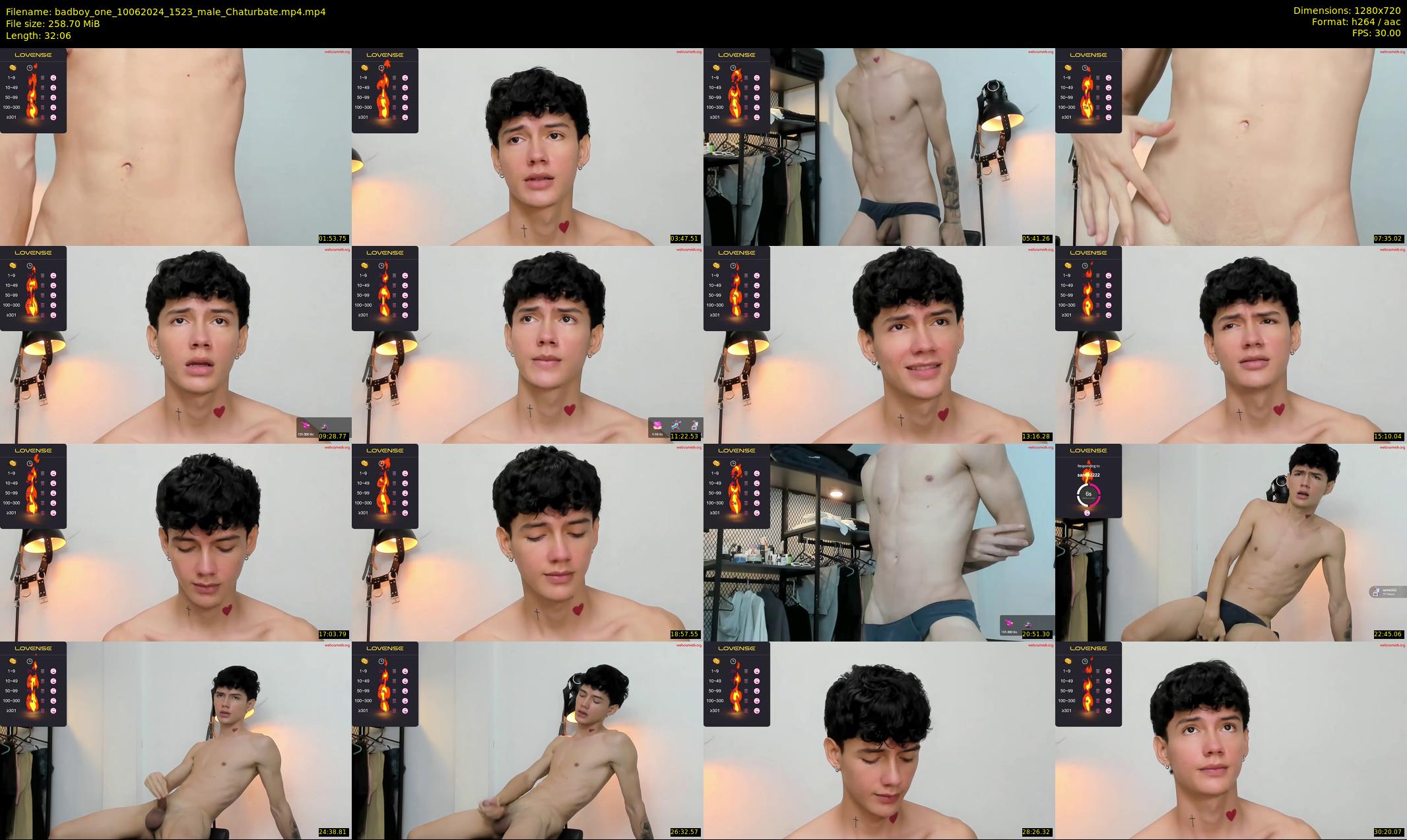 badboy_one — 33 minute Chaturbate male cam show recording, 720p, Jun 10, 2024