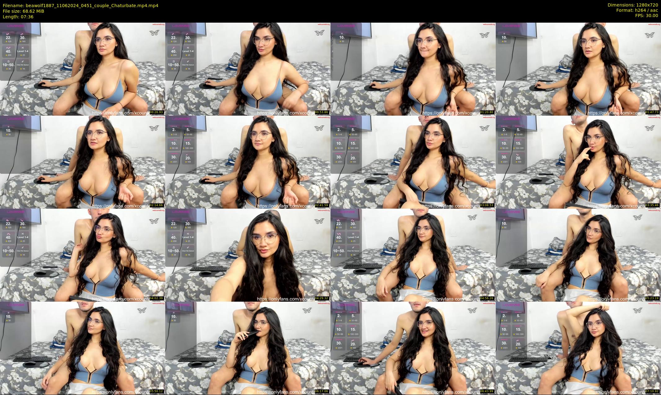 beawolf1887 — 8 minute Chaturbate couple cam show recording, 720p, Jun 11, 2024
