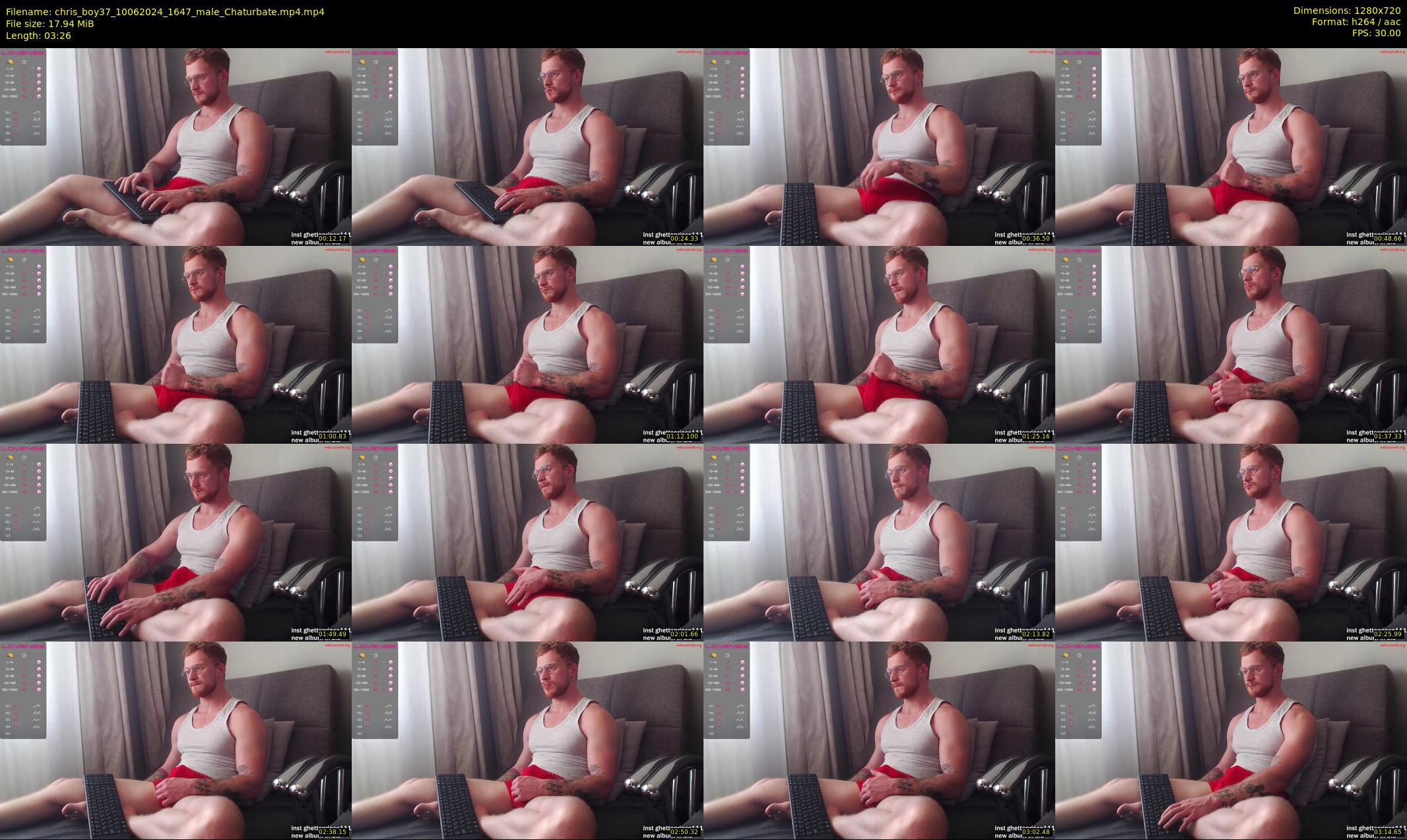 chris_boy37 — 4 minute Chaturbate male cam show recording, 720p, Jun 10, 2024