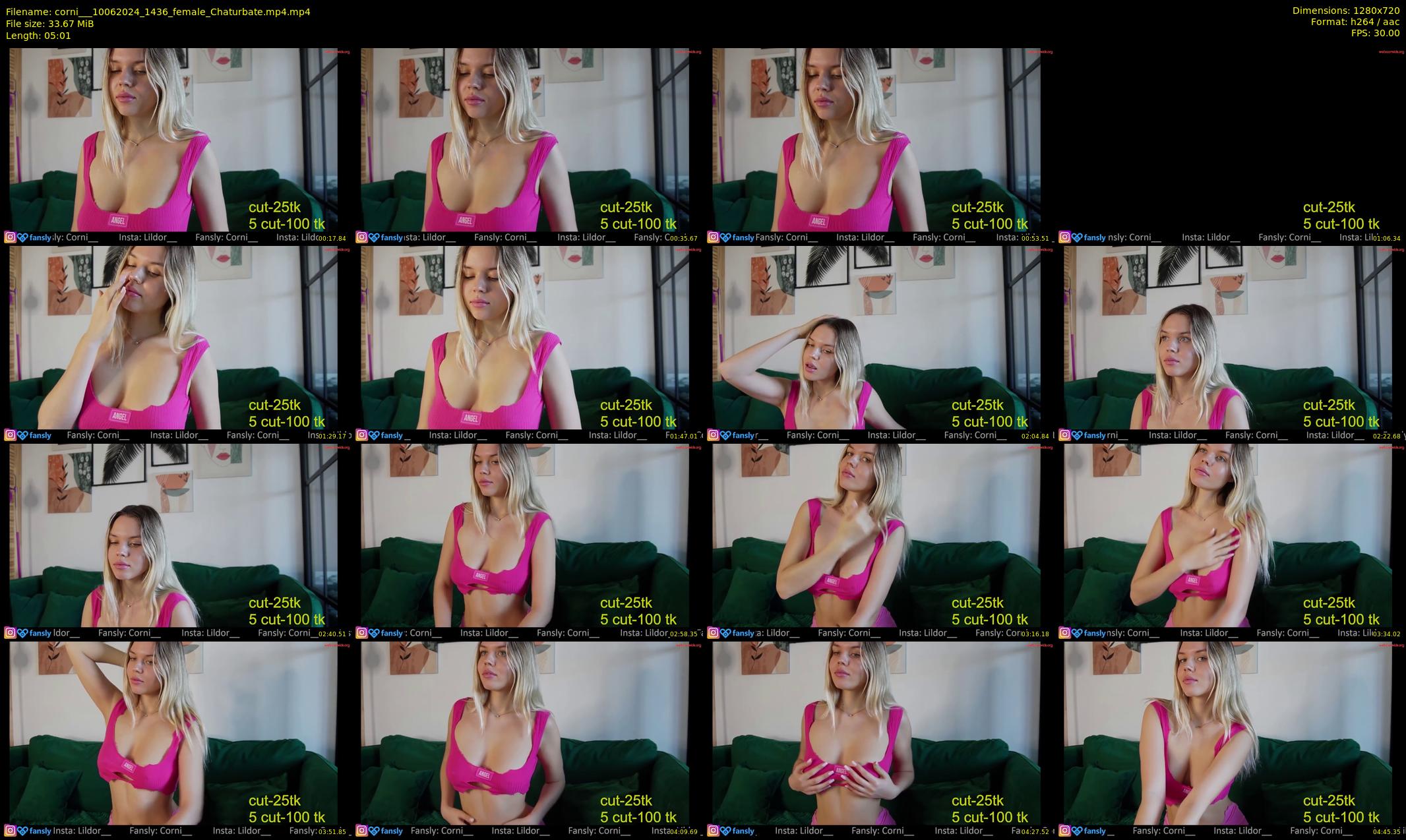 corni__ — 6 minute Chaturbate female cam show recording, 720p, Jun 10, 2024