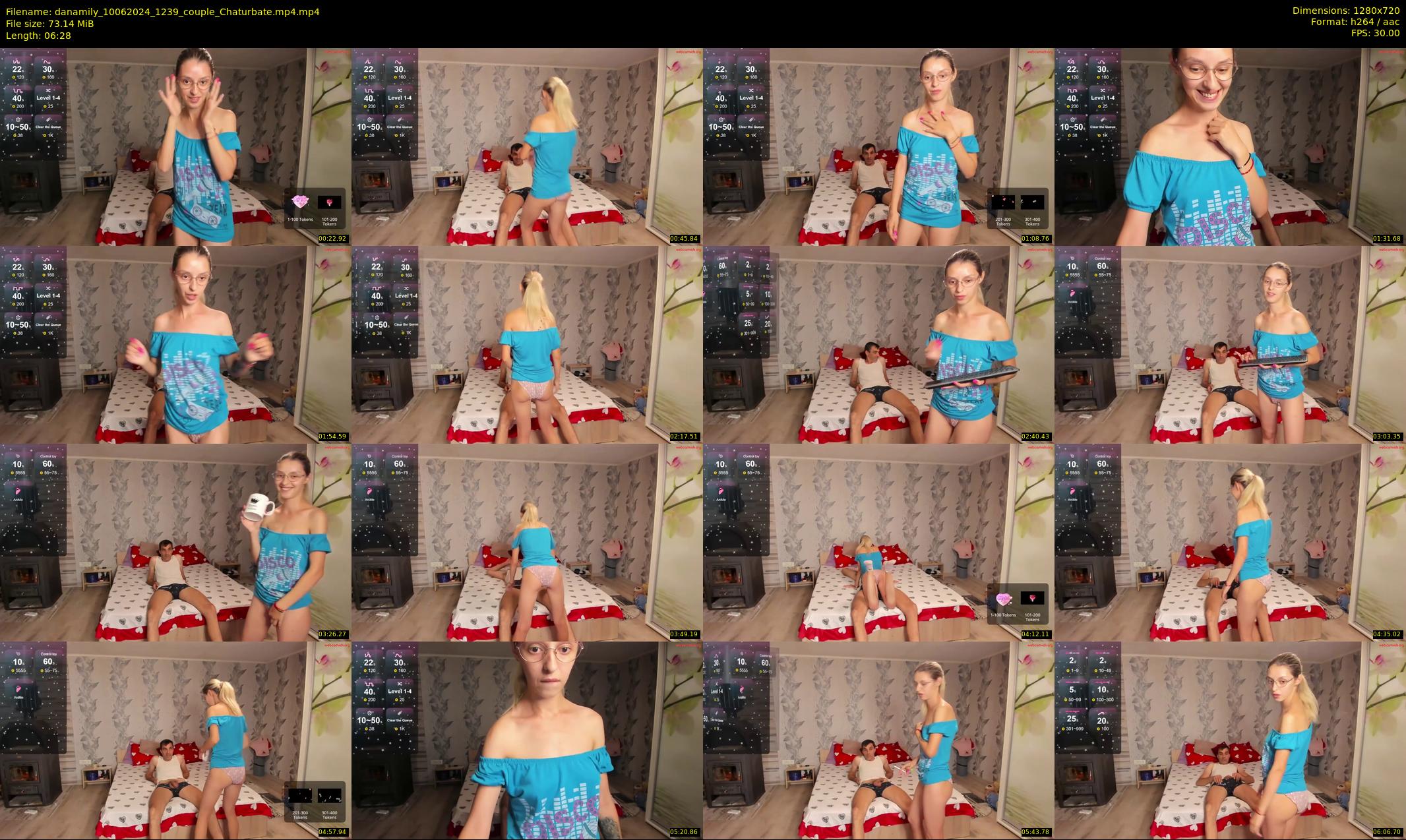 danamily — 7 minute Chaturbate female cam show recording, 720p, Jun 10, 2024