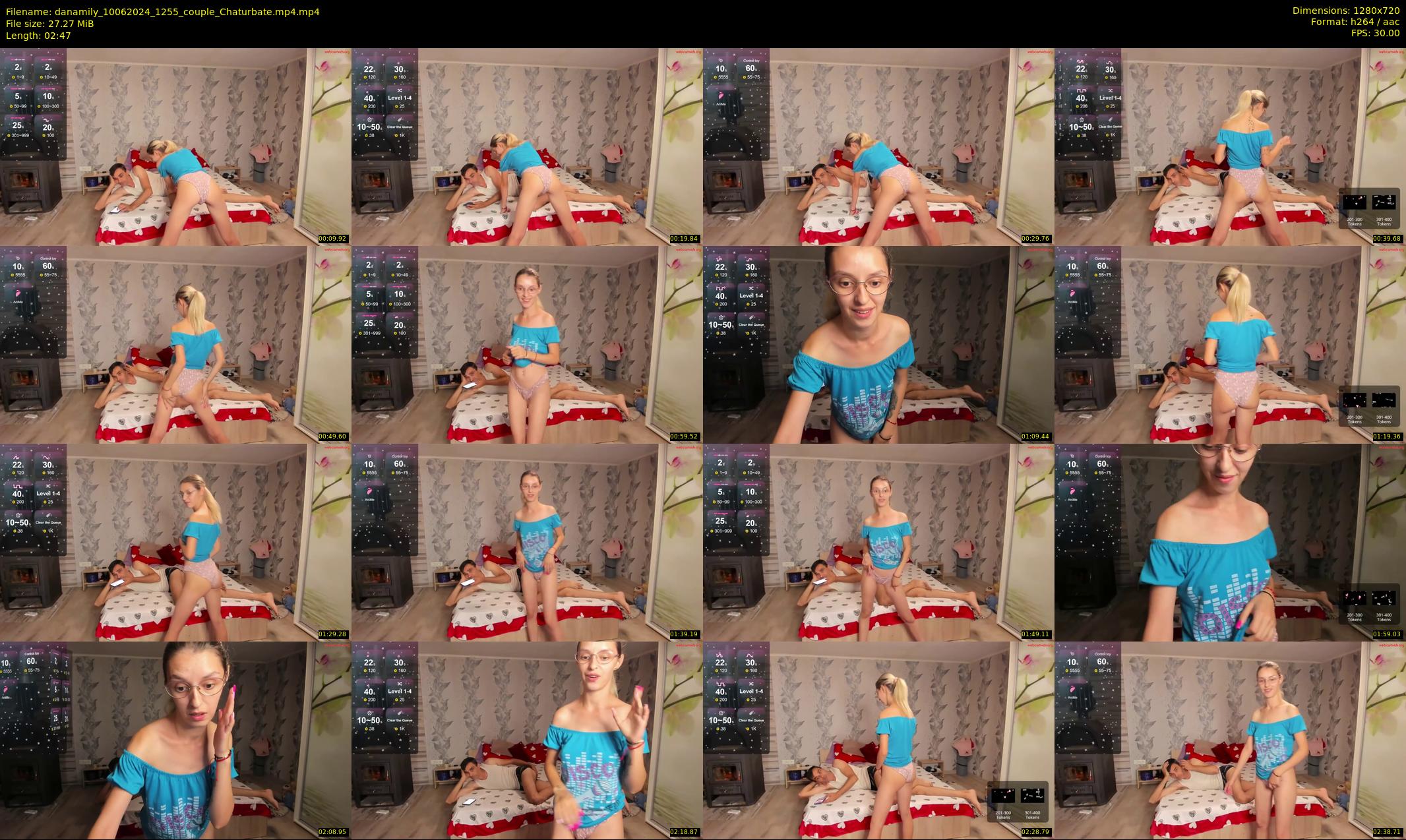 danamily — 3 minute Chaturbate female cam show recording, 720p, Jun 10, 2024