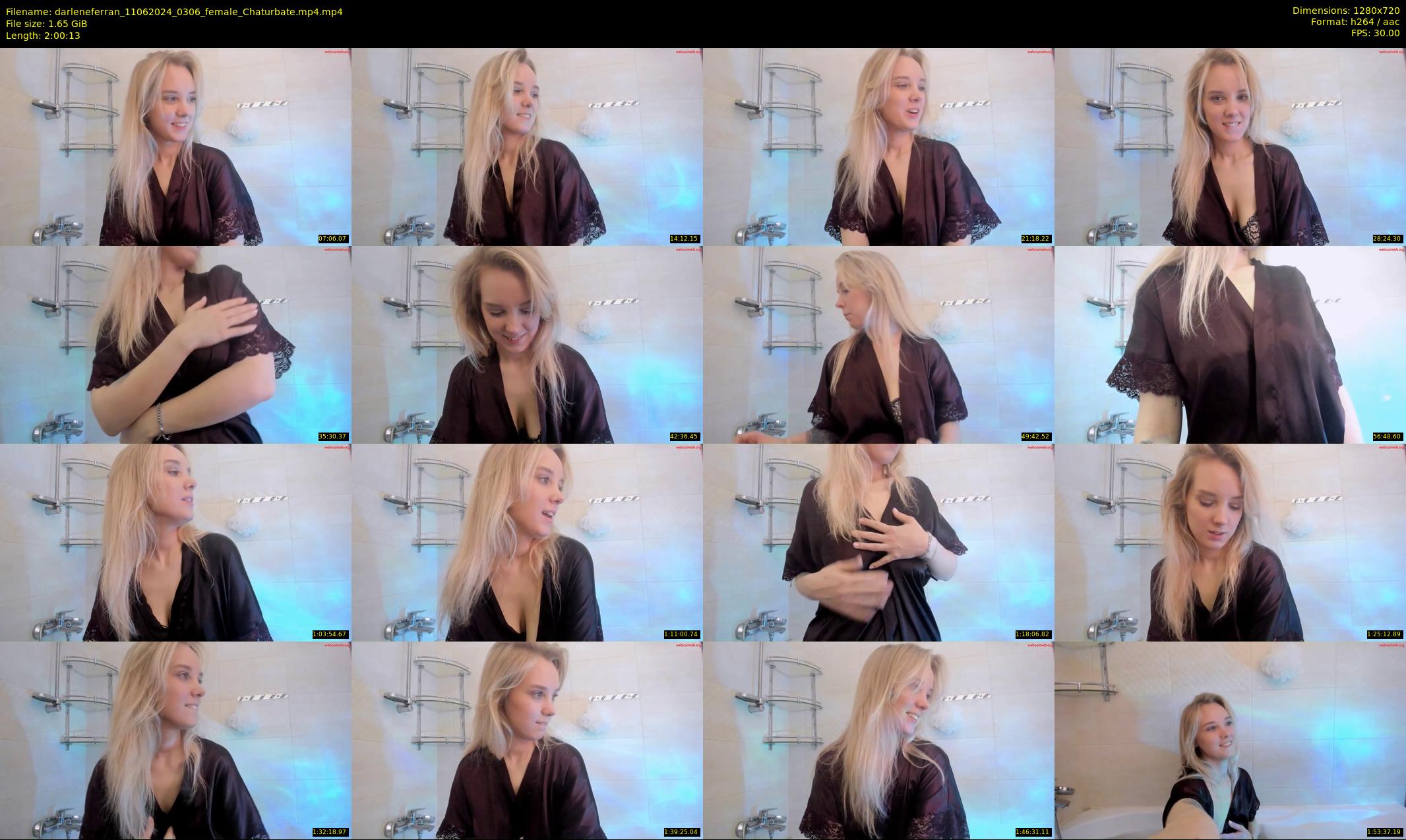 darleneferran — 121 minute Chaturbate female cam show recording, 720p, Jun 11, 2024