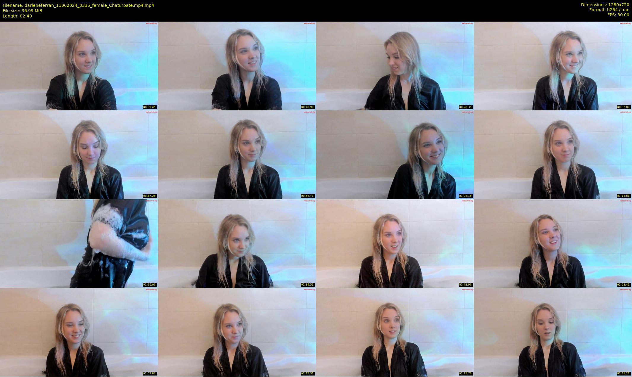 darleneferran — 3 minute Chaturbate female cam show recording, 720p, Jun 11, 2024