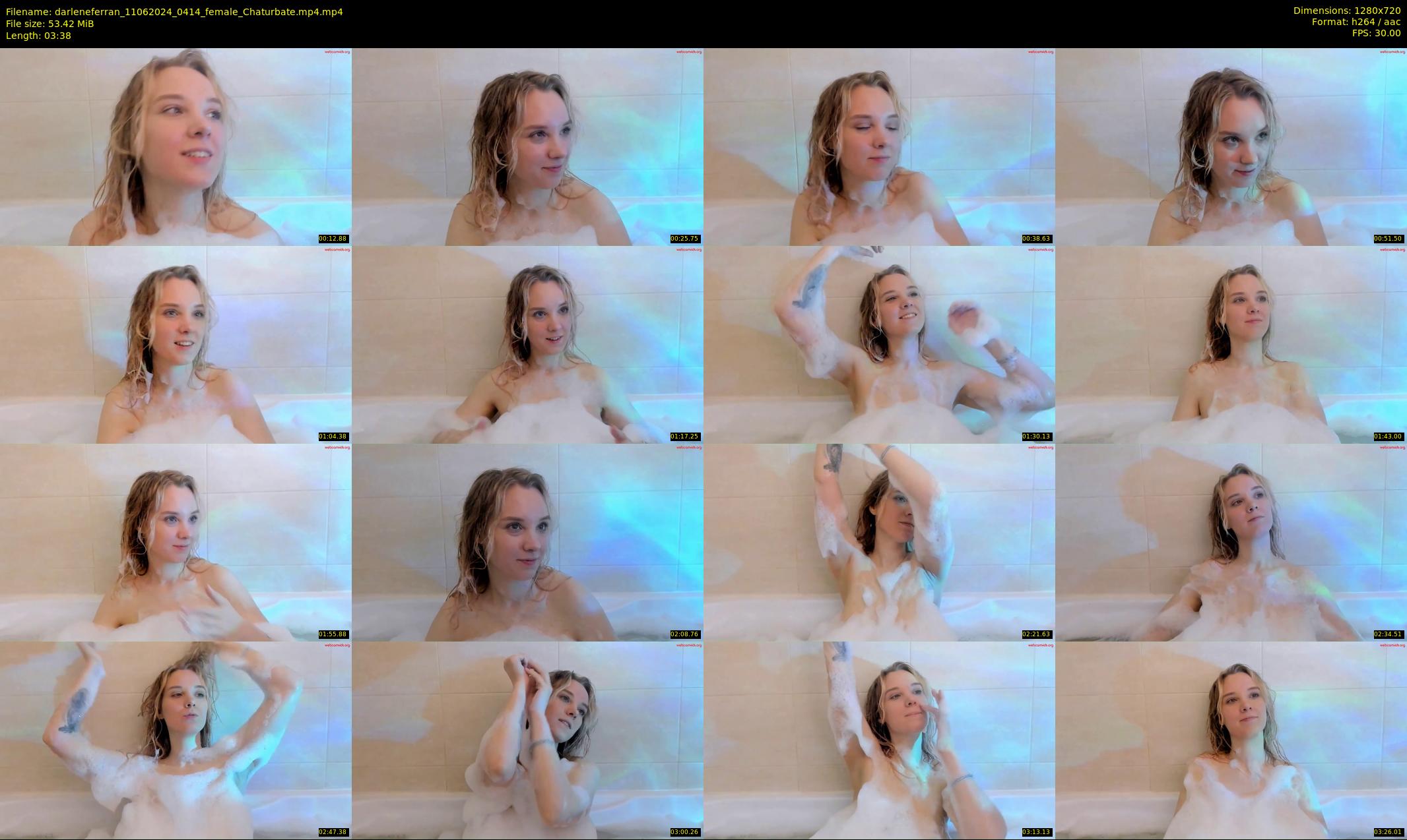 darleneferran — 4 minute Chaturbate female cam show recording, 720p, Jun 11, 2024