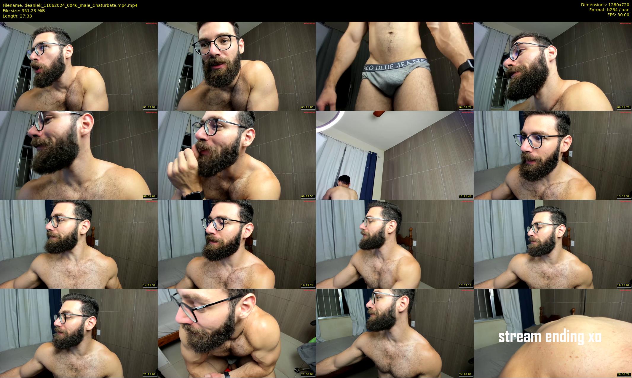 deanlek — 28 minute Chaturbate male cam show recording, 720p, Jun 11, 2024