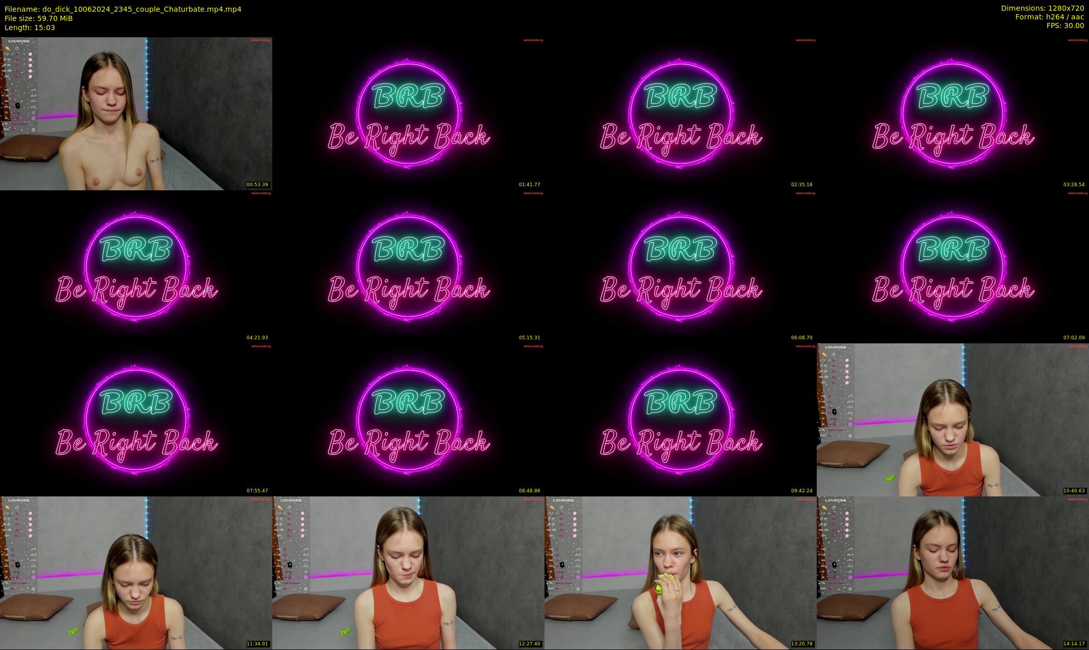 do_dick — 16 minute Chaturbate couple cam show recording, 720p, Jun 10, 2024