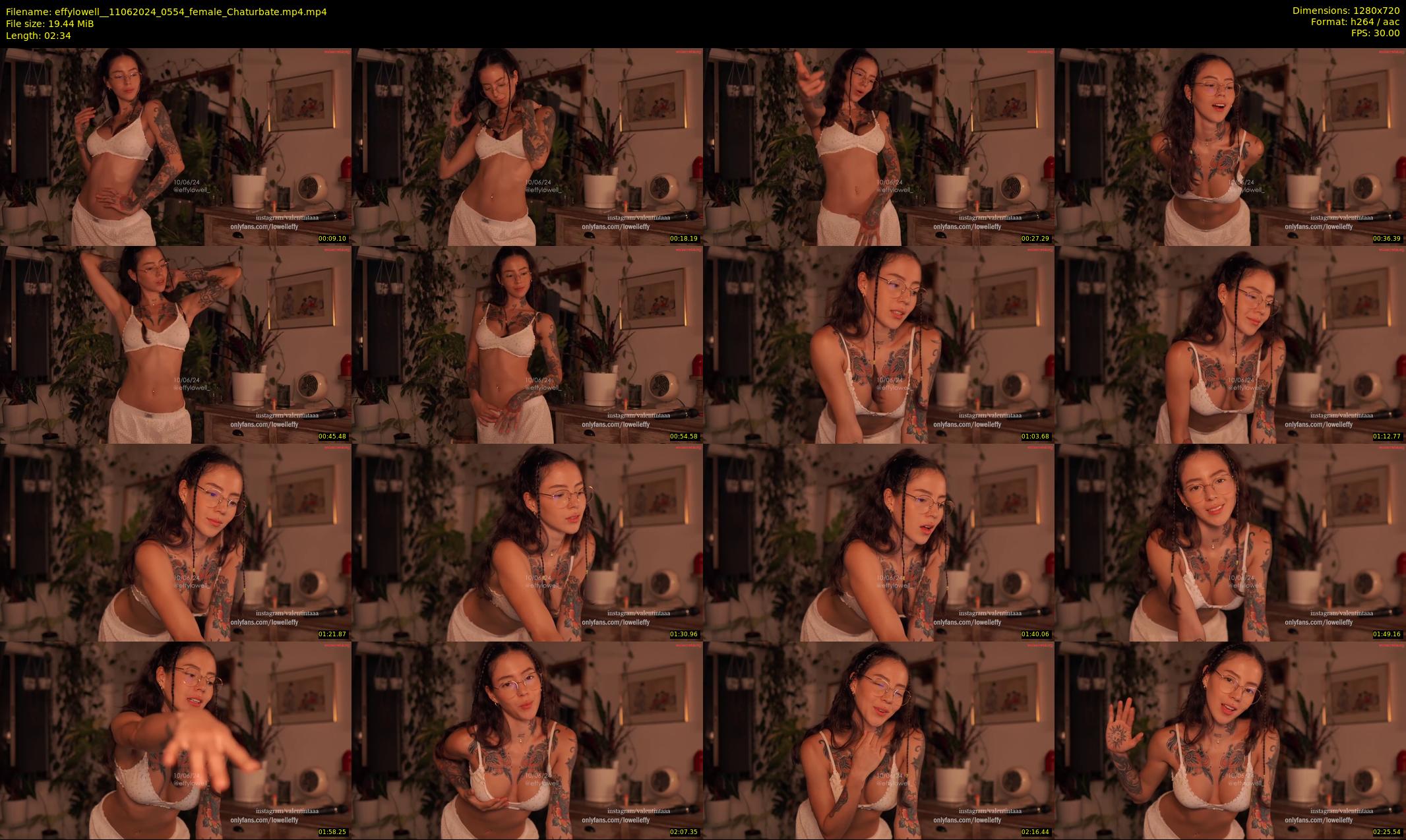 effylowell_ — 3 minute Chaturbate female cam show recording, 720p, Jun 11, 2024