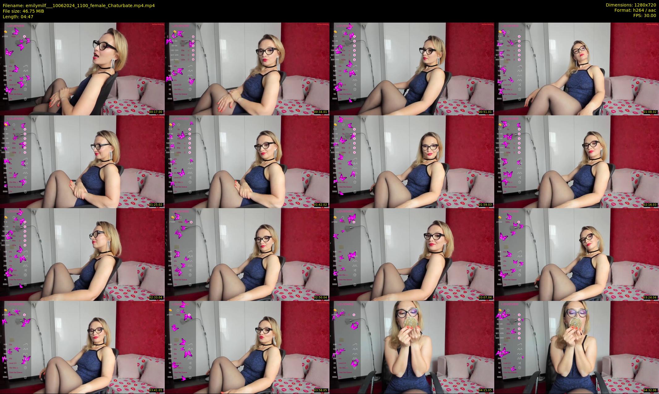 emilymilf__ — 5 minute Chaturbate female cam show recording, 720p, Jun 10, 2024