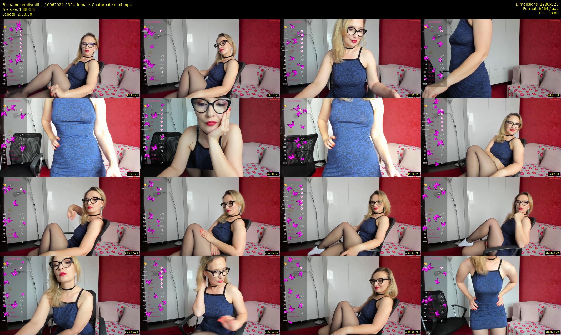 emilymilf__ — 120 minute Chaturbate female cam show recording, 720p, Jun 10, 2024