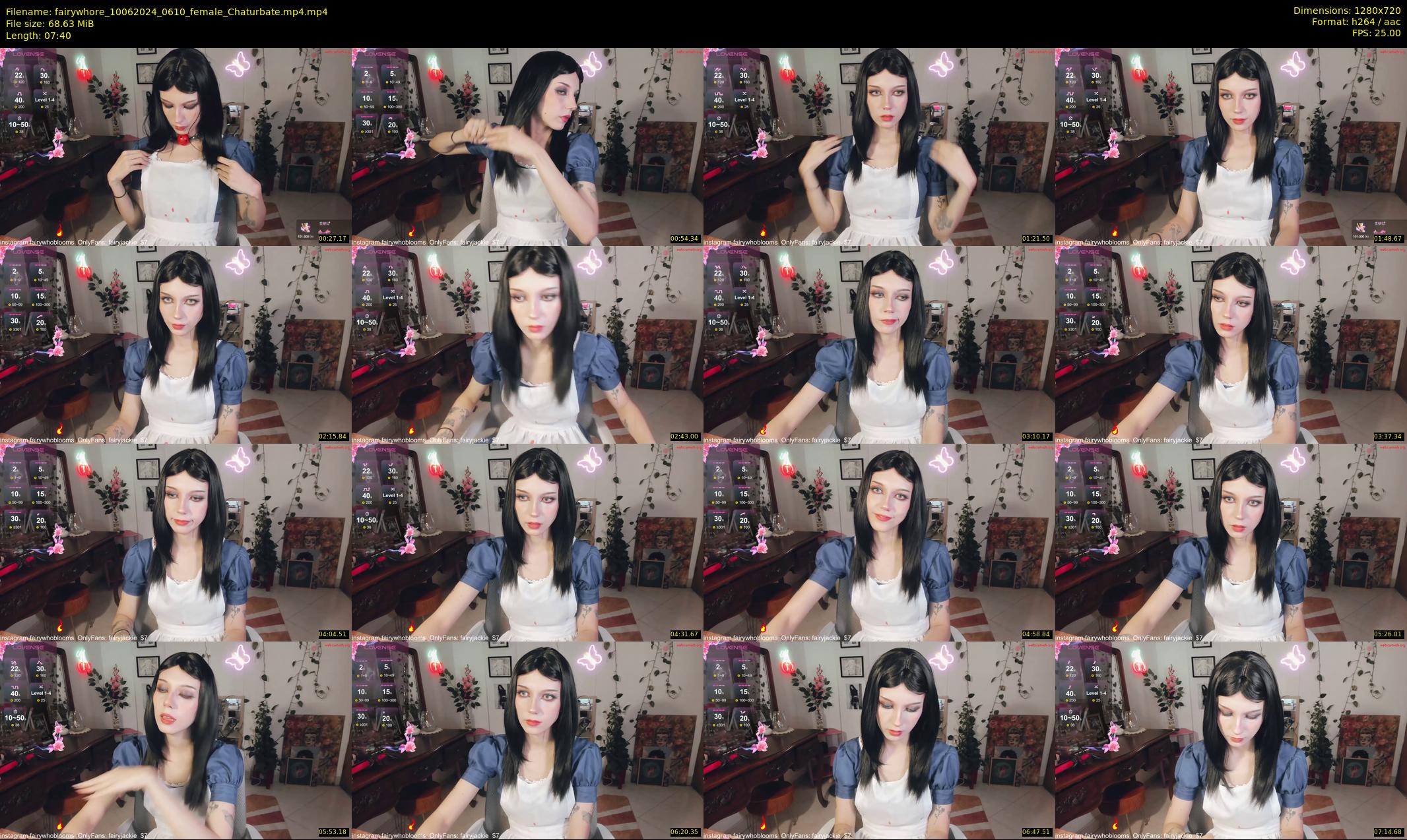 fairywhore — 8 minute Chaturbate female cam show recording, 720p, Jun 10, 2024