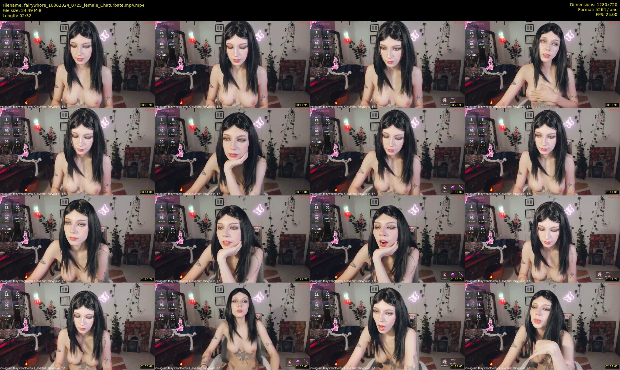 fairywhore — 3 minute Chaturbate female cam show recording, 720p, Jun 10, 2024
