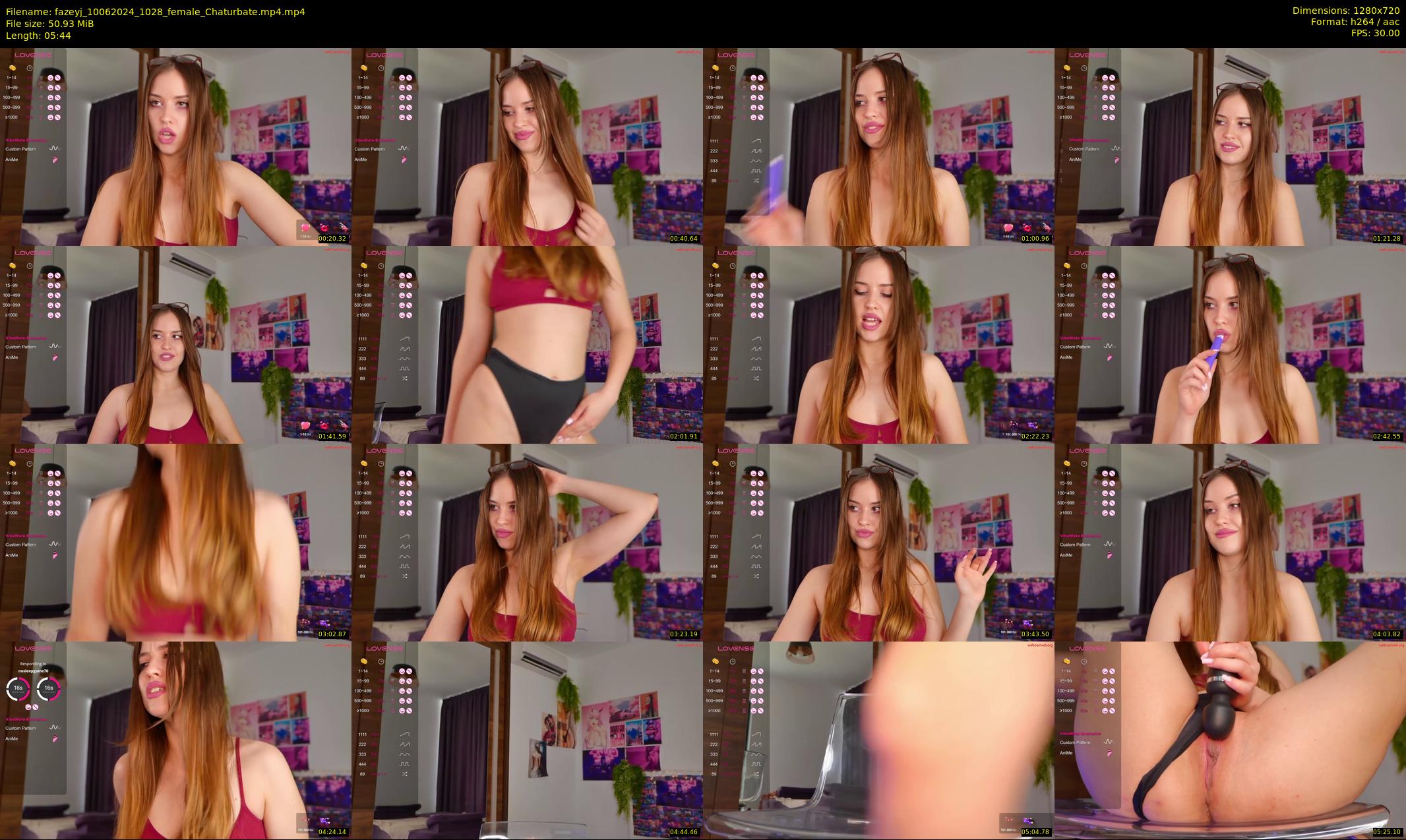 fazeyj — 6 minute Chaturbate female cam show recording, 720p, Jun 10, 2024