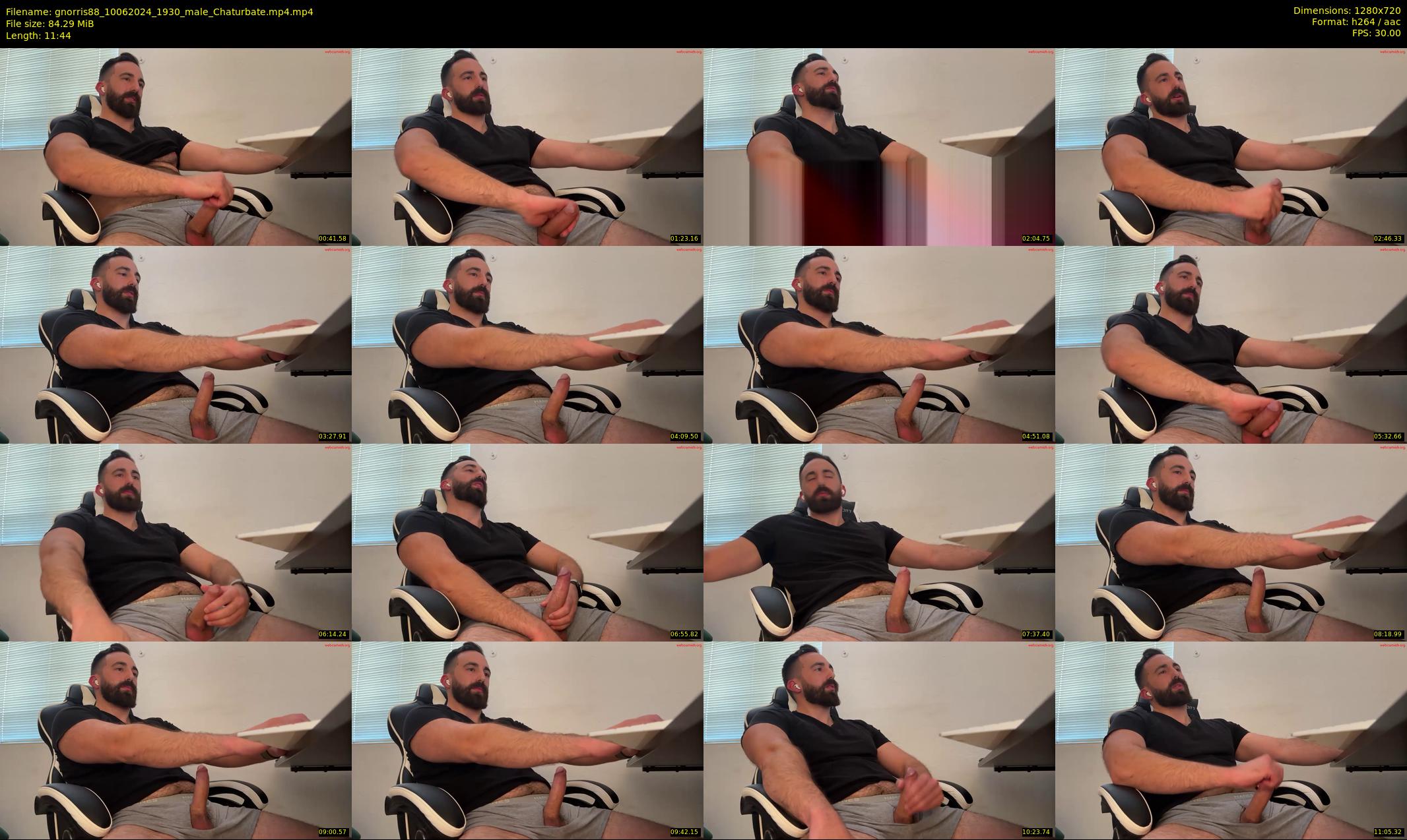 gnorris88 — 12 minute Chaturbate male cam show recording, 720p, Jun 10, 2024
