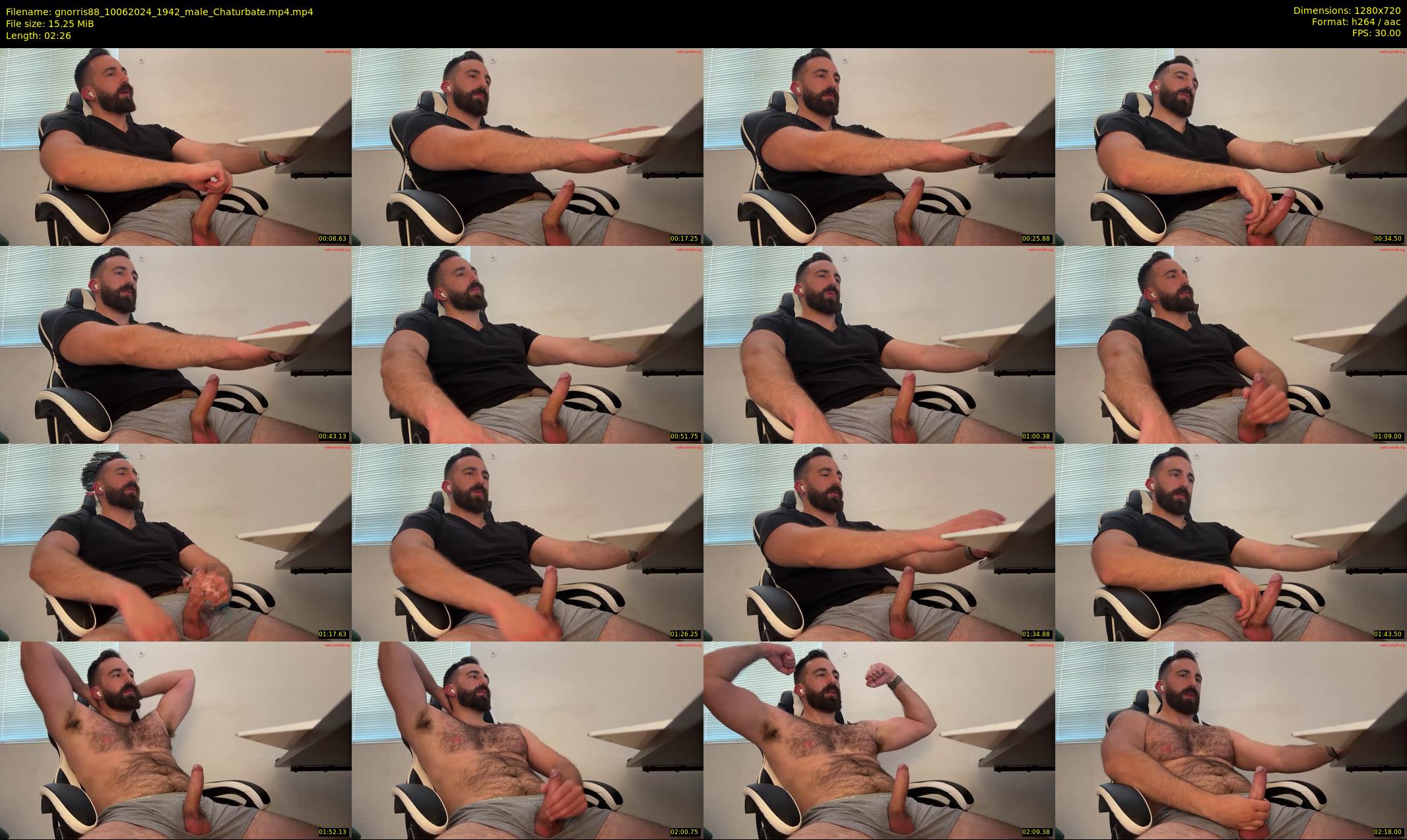 gnorris88 — 3 minute Chaturbate male cam show recording, 720p, Jun 10, 2024