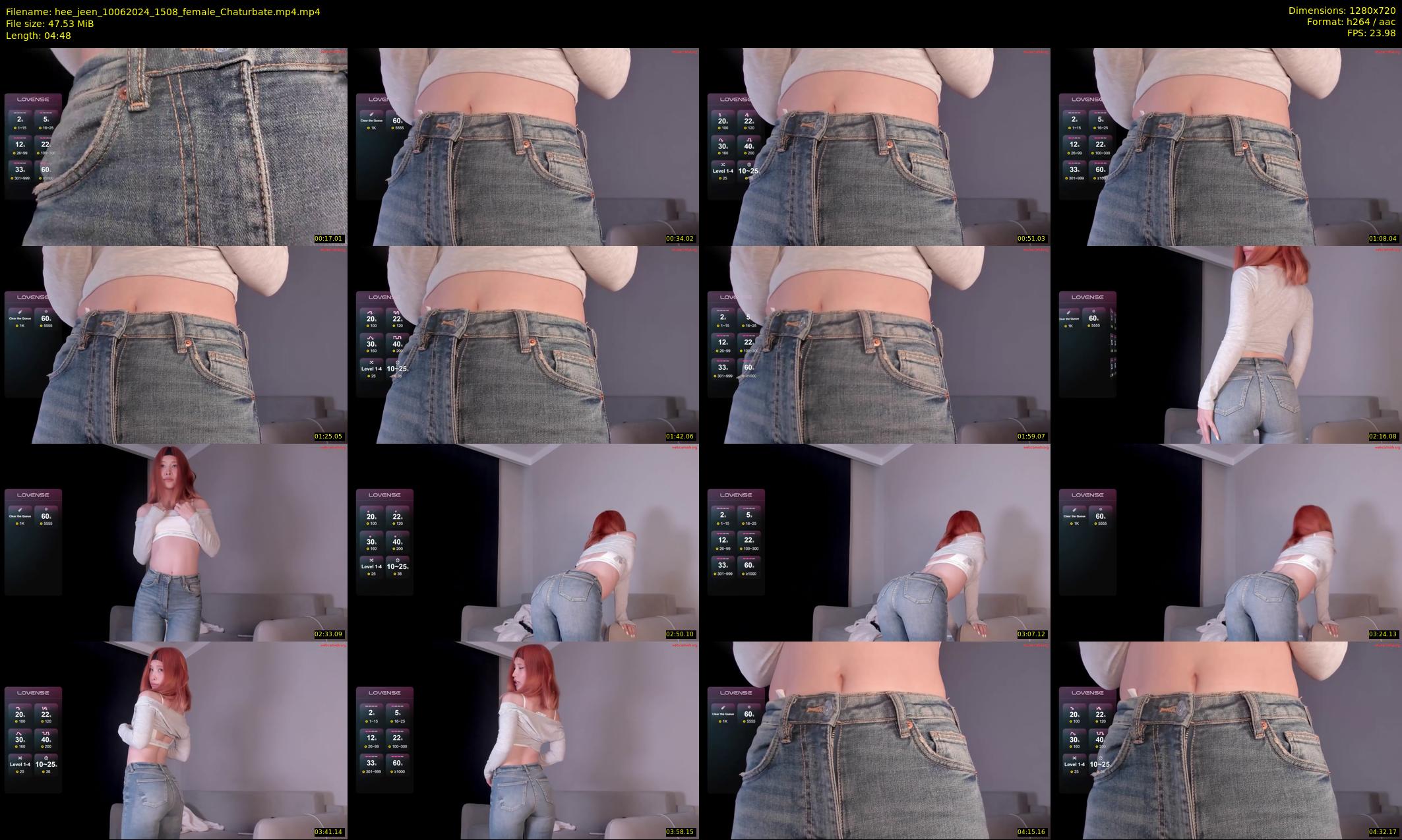 hee_jeen — 5 minute Chaturbate female cam show recording, 720p, Jun 10, 2024