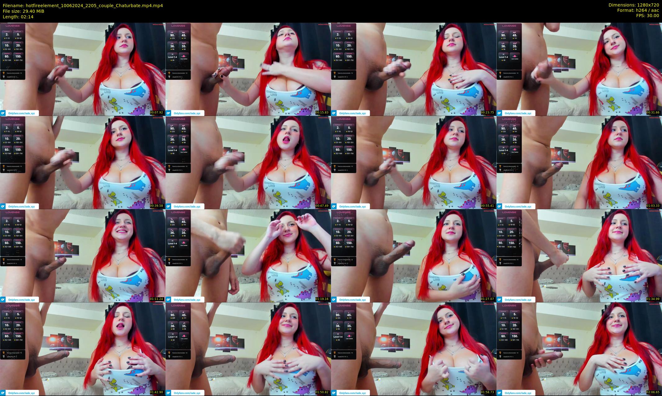 hotfireelement — 3 minute Chaturbate couple cam show recording, 720p, Jun 10, 2024